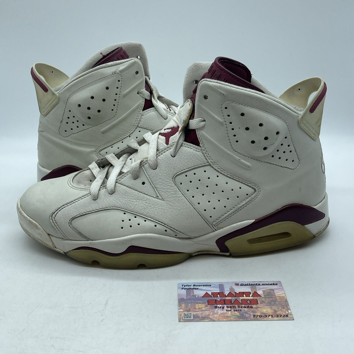 Jordan Brand Air Jordan 6 maroon Size US 11 / EU 44 - 1 Thumbnail