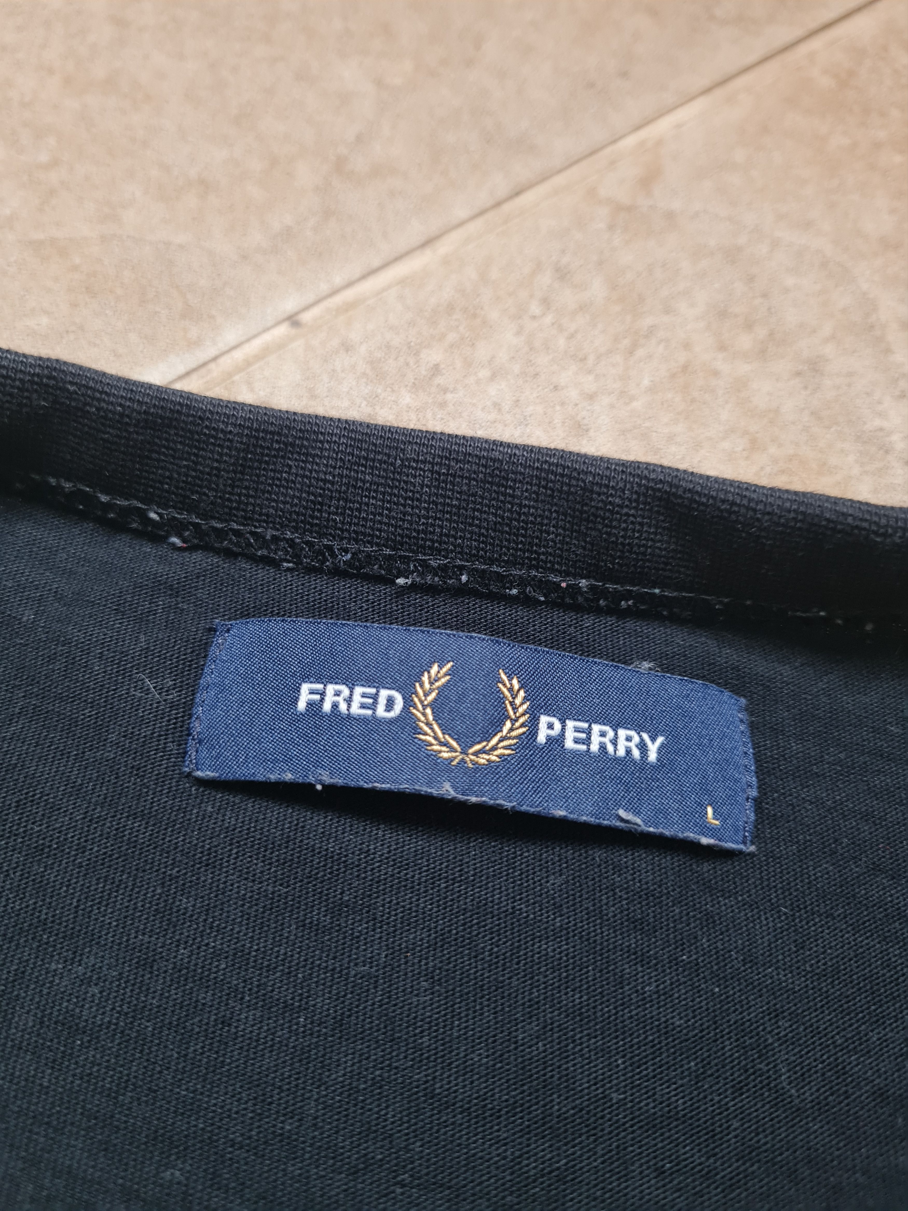 Fred Perry Fred Perry - Contrast Tape Ringer T-Shirt M4613 black Sz L Size US L / EU 52-54 / 3 - 10 Thumbnail