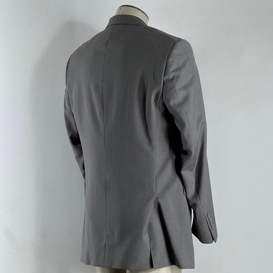 Valentino Valentino Mens Blazer Zegna 150S Gray Wool Silk Jacket Sz 42 Size US L / EU 52-54 / 3 - 9 Thumbnail