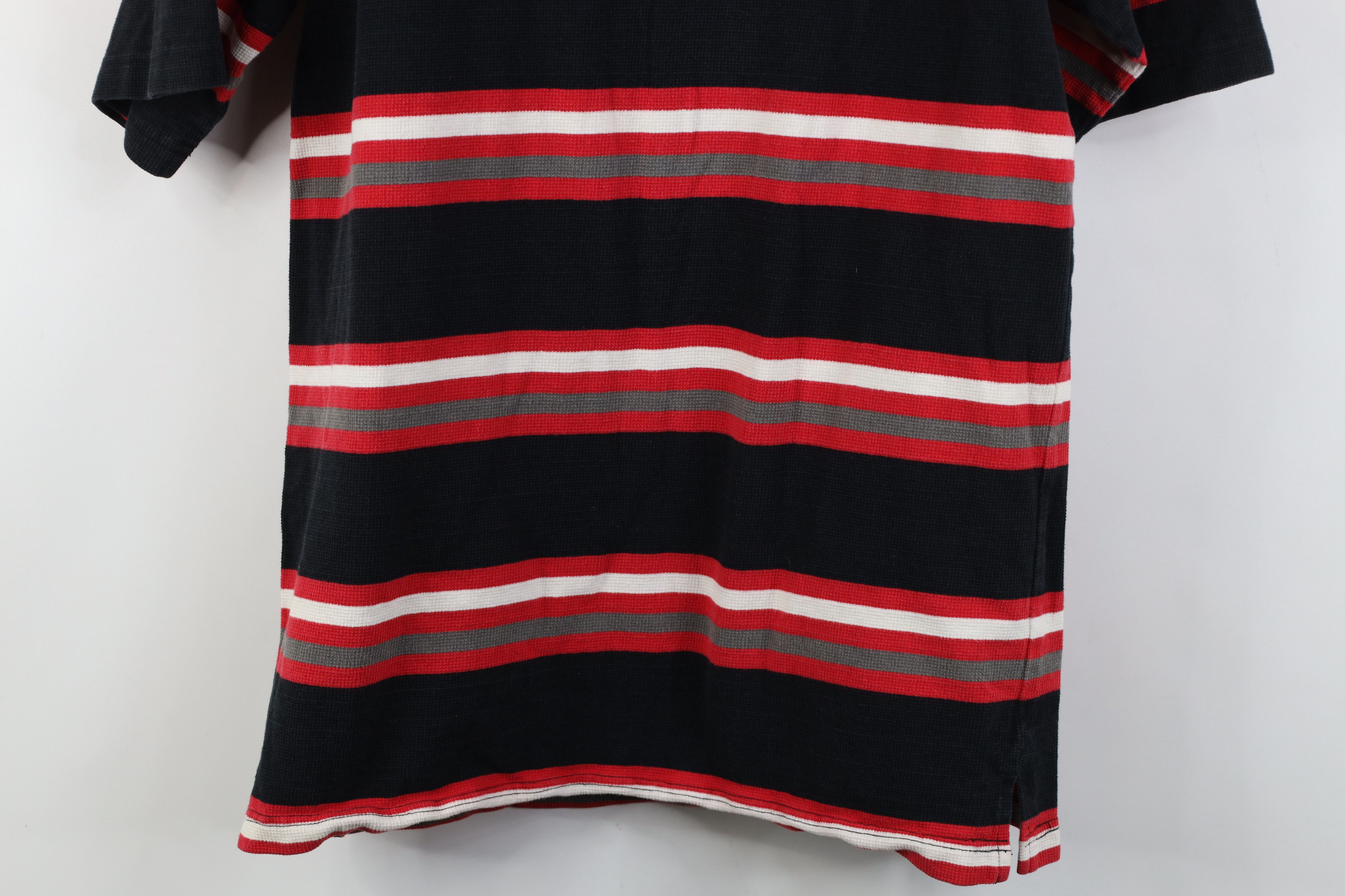 Southpole Vintage 90s Y2K Southpole Thermal Waffle Knit Golf Polo Size US L / EU 52-54 / 3 - 13 Thumbnail