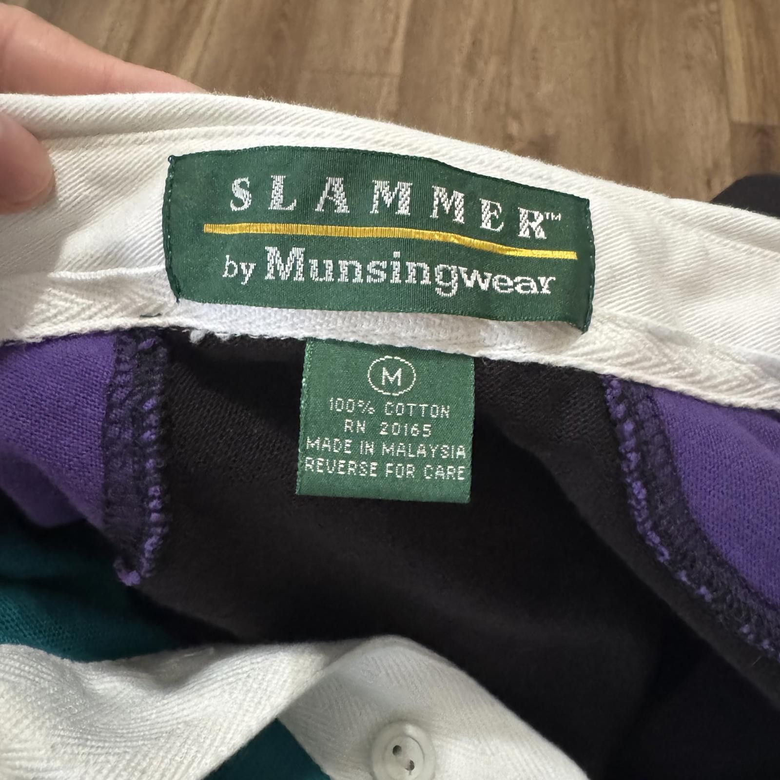 Other Vintage 90s Striped Polo Slammer by Munsingwear Long Sleeve Size US M / EU 48-50 / 2 - 4 Thumbnail