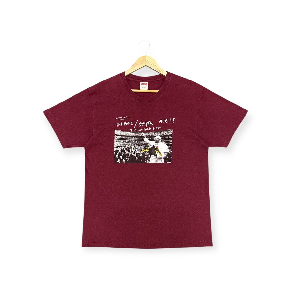 新品未使用 Supreme X ANTI HERO POPE TEE 16SS Supreme Antihero Pope Tee White Men's - SS16 - US