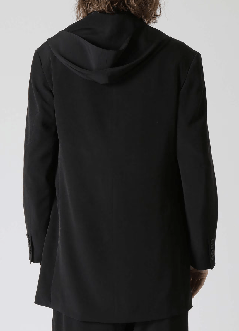 Yohji Yamamoto Yohji Yamamoto Pour Homme - W/GABARDINE HOODED JACKET Size US L / EU 52-54 / 3 - 6 Thumbnail