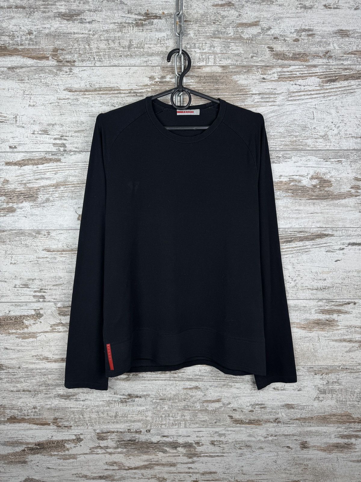 Prada × Vintage Vintage Prada Sport Red Tab Pocket Nylon Long