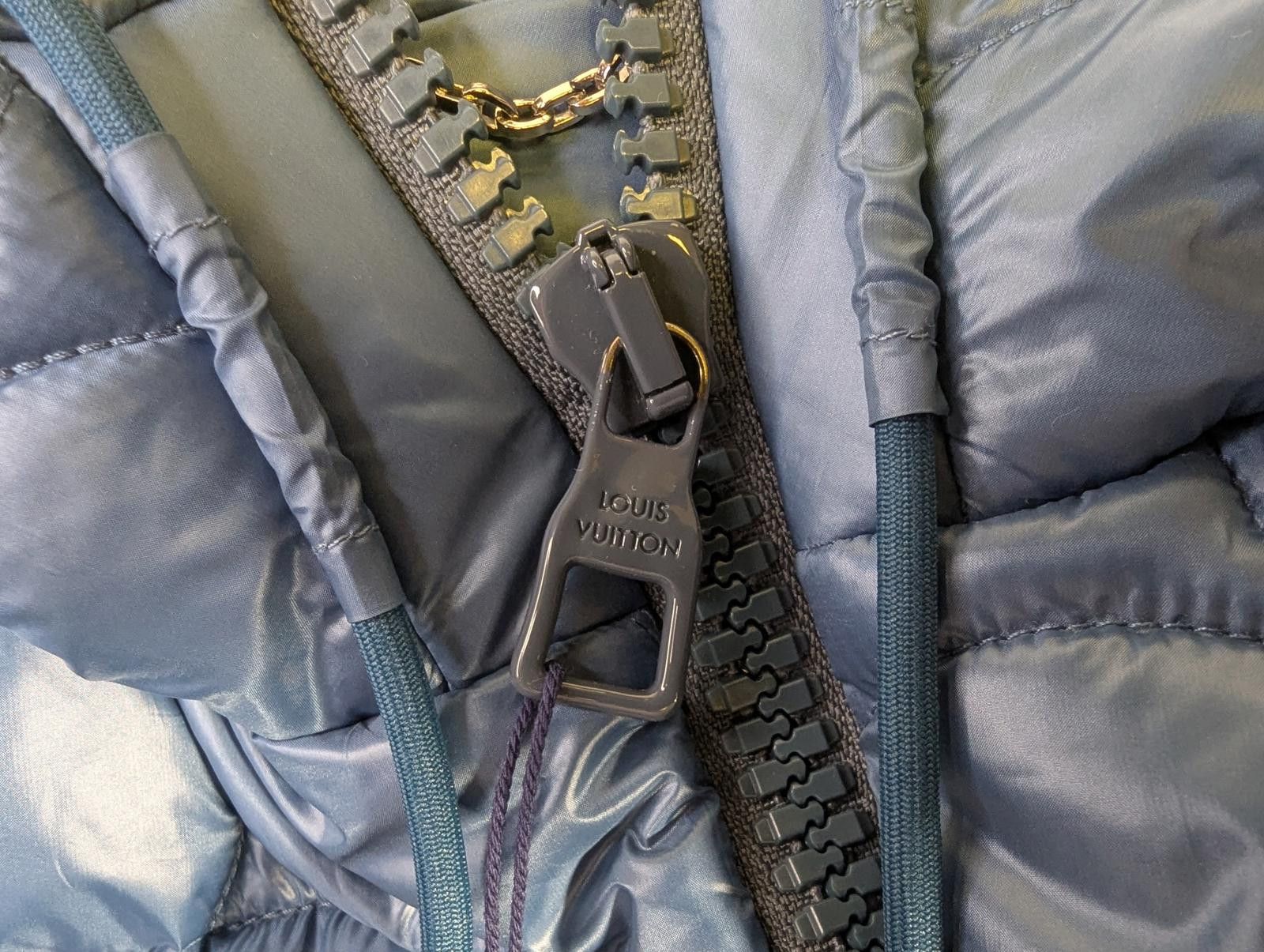 Louis Vuitton Louis Vuitton LVSE Flower Quilted Hoodie Jacket in Blue Size US L / EU 52-54 / 3 - 3 Thumbnail