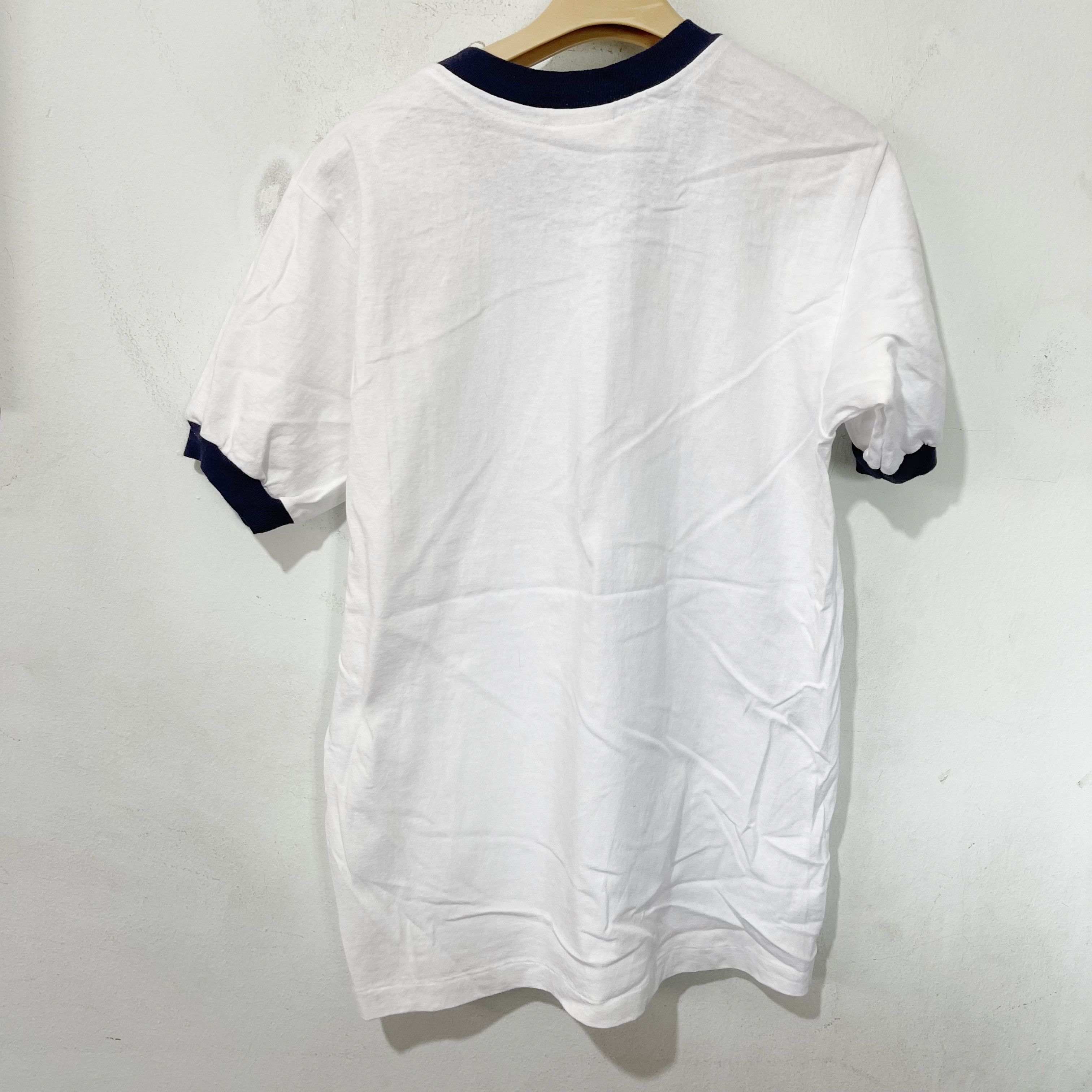 Vintage Vintage 90s US Naval Academy Ringer T-Shirt Size US S / EU 44-46 / 1 - 3 Thumbnail