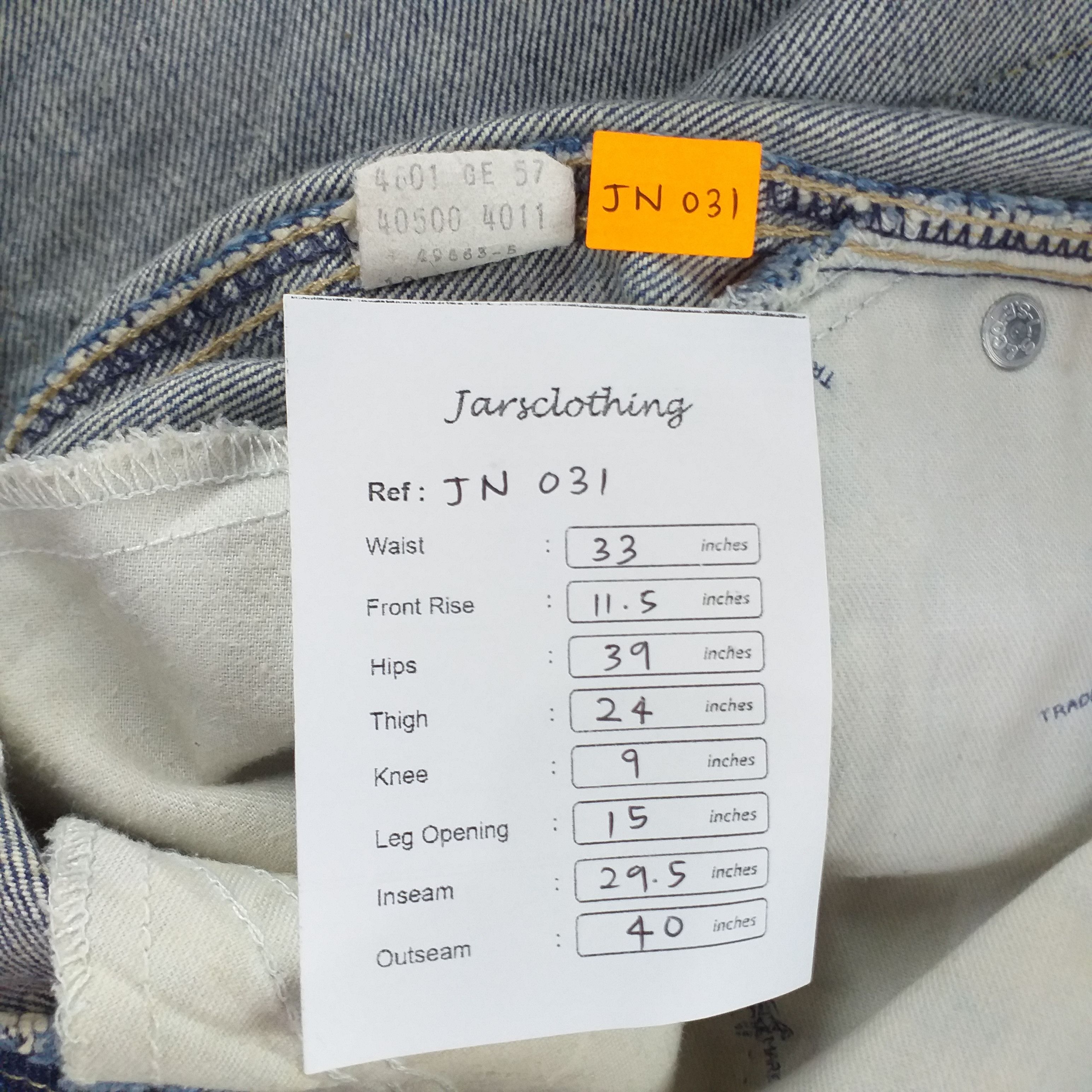 Levi's 80's Vintage Levi's Special Reserve Denim 33 x 29.5 -JN031 Size US 33 - 18 Thumbnail