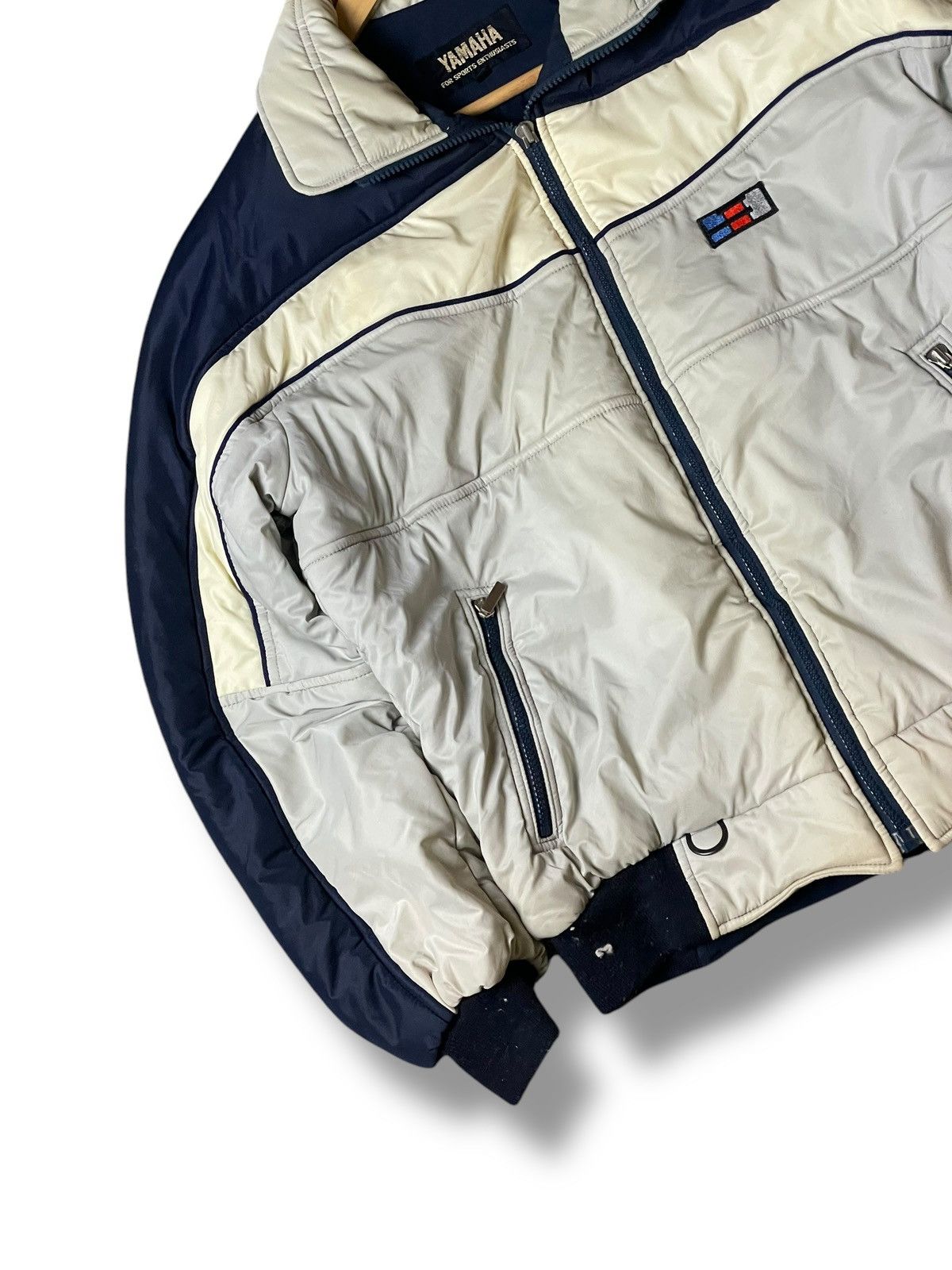 Japanese Brand × Vintage × Yamaha Vintage YAMAHA Puffer Zipper Jacket (103) Size US L / EU 52-54 / 3 - 4 Thumbnail