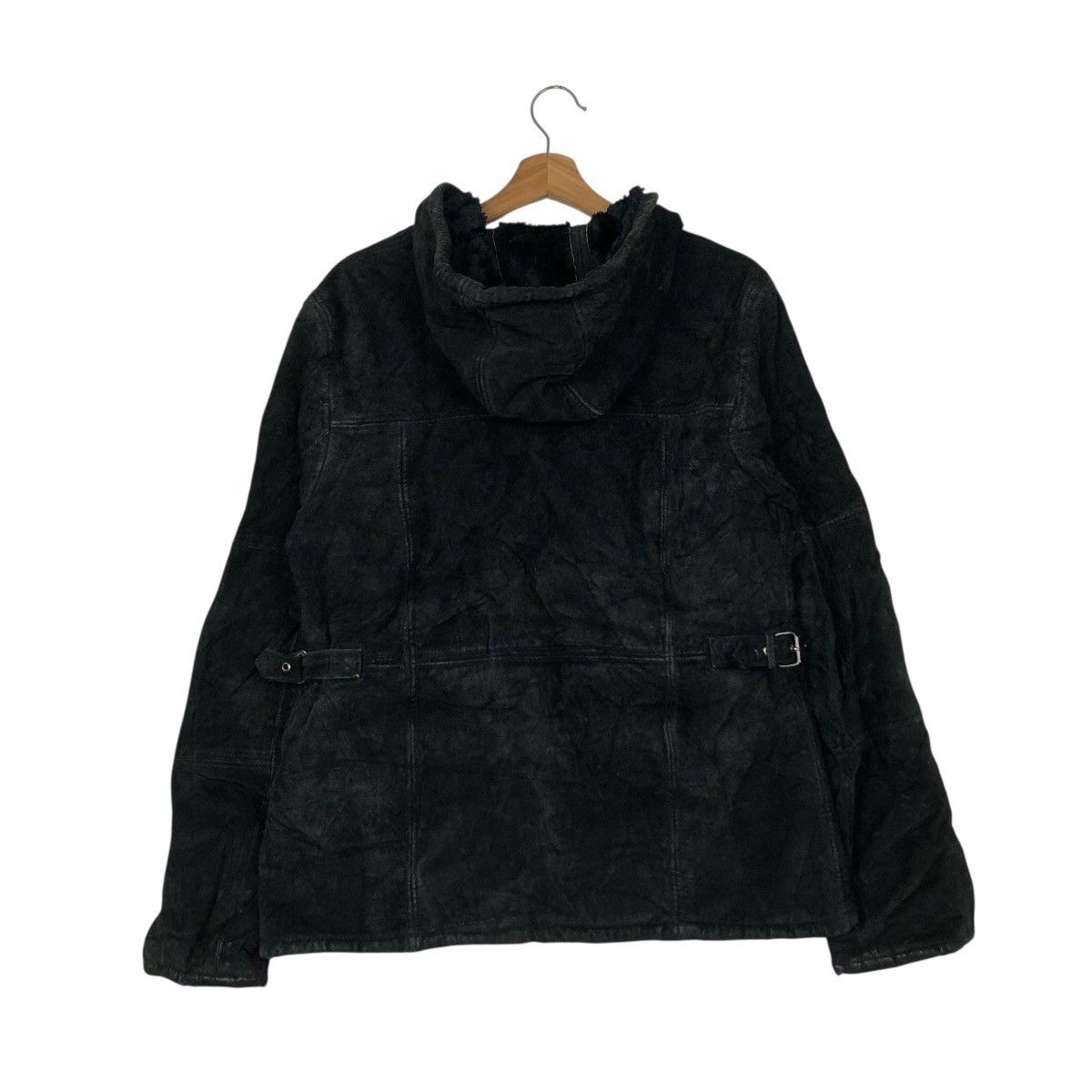 Japanese Brand 🔥VINTAGE LEATHER JACKET FUR BLANKET MAURICES ISSEY MIYAKE Size US M / EU 48-50 / 2 - 10 Thumbnail