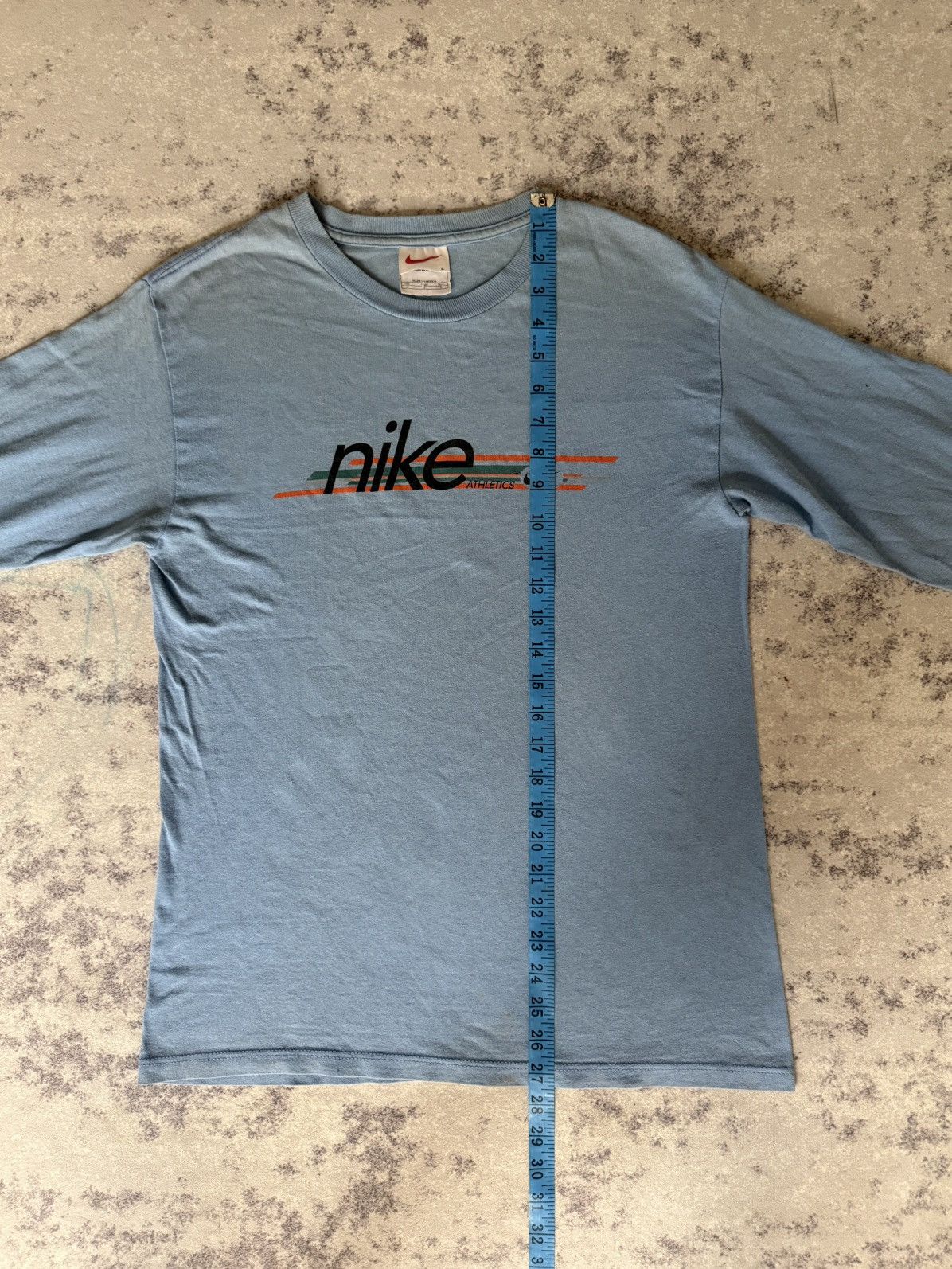 Nike VINTAGE 90s NIKE SWOOSH DISTRESSED LONGSLEEVE TSHIRT Size US S / EU 44-46 / 1 - 15 Thumbnail