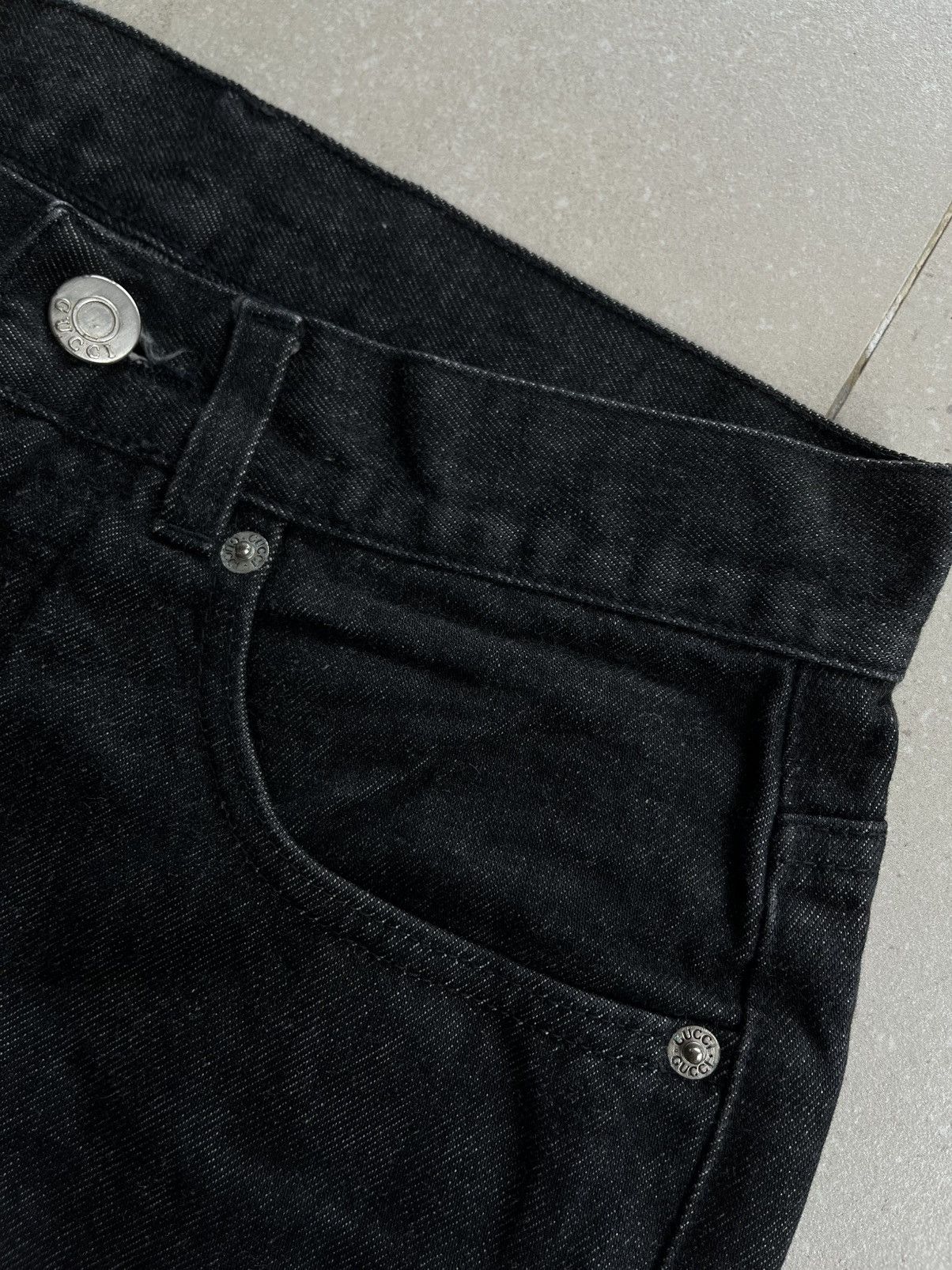 Gucci GUCCI SELVEDGE DENIM SUPER BLACK Size US 29 - 11 Thumbnail