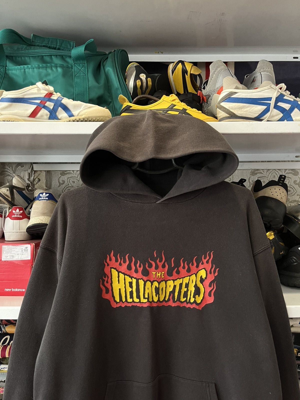 Band Tees Vintage The Hellacopters Band Logo Distressed Hoodie RareY2K Size US XL / EU 56 / 4 - 1 Thumbnail