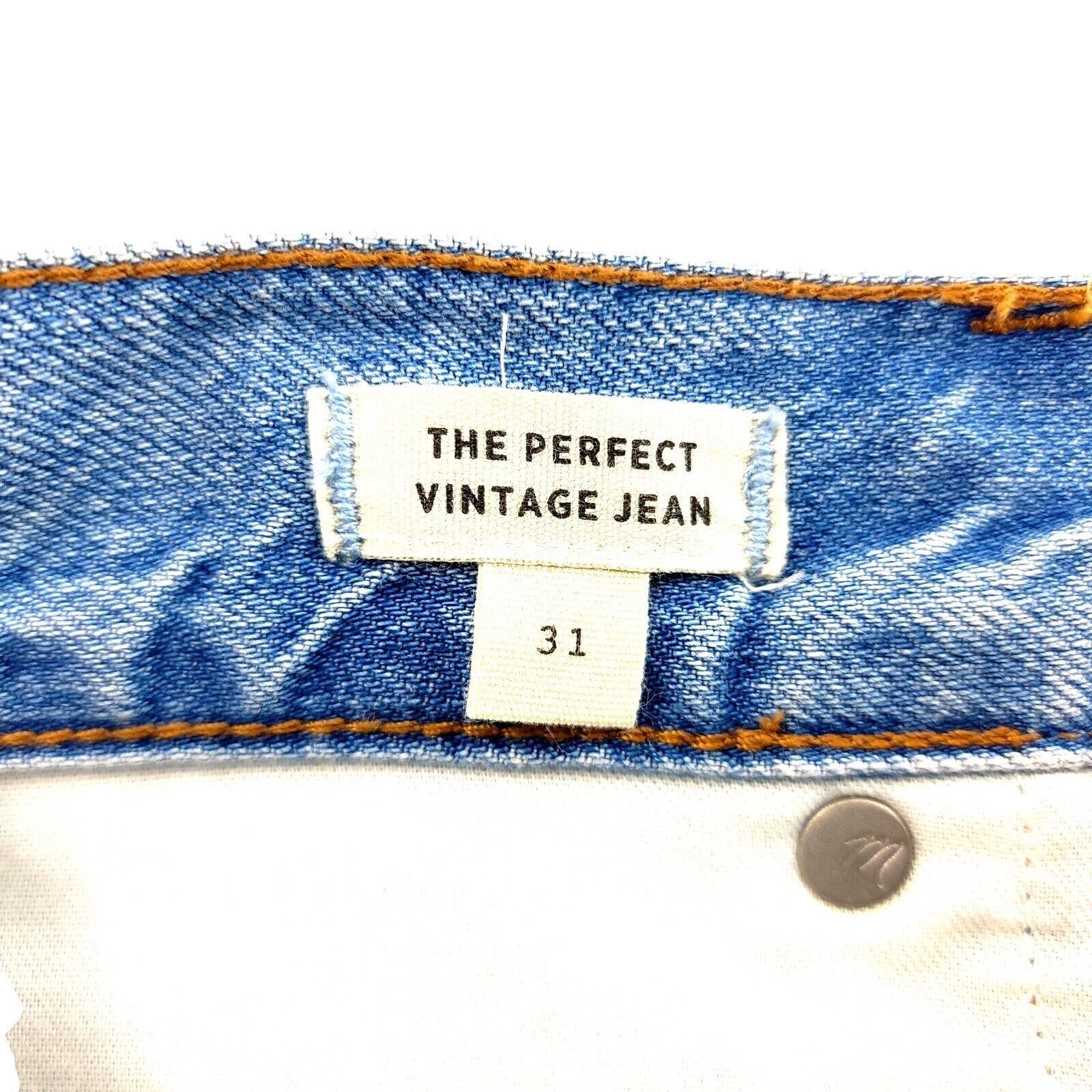 Madewell Madewell The Perfect Vintage Jean Light Blue Stone Wash Whis Size US 34 / EU 50 - 5 Thumbnail