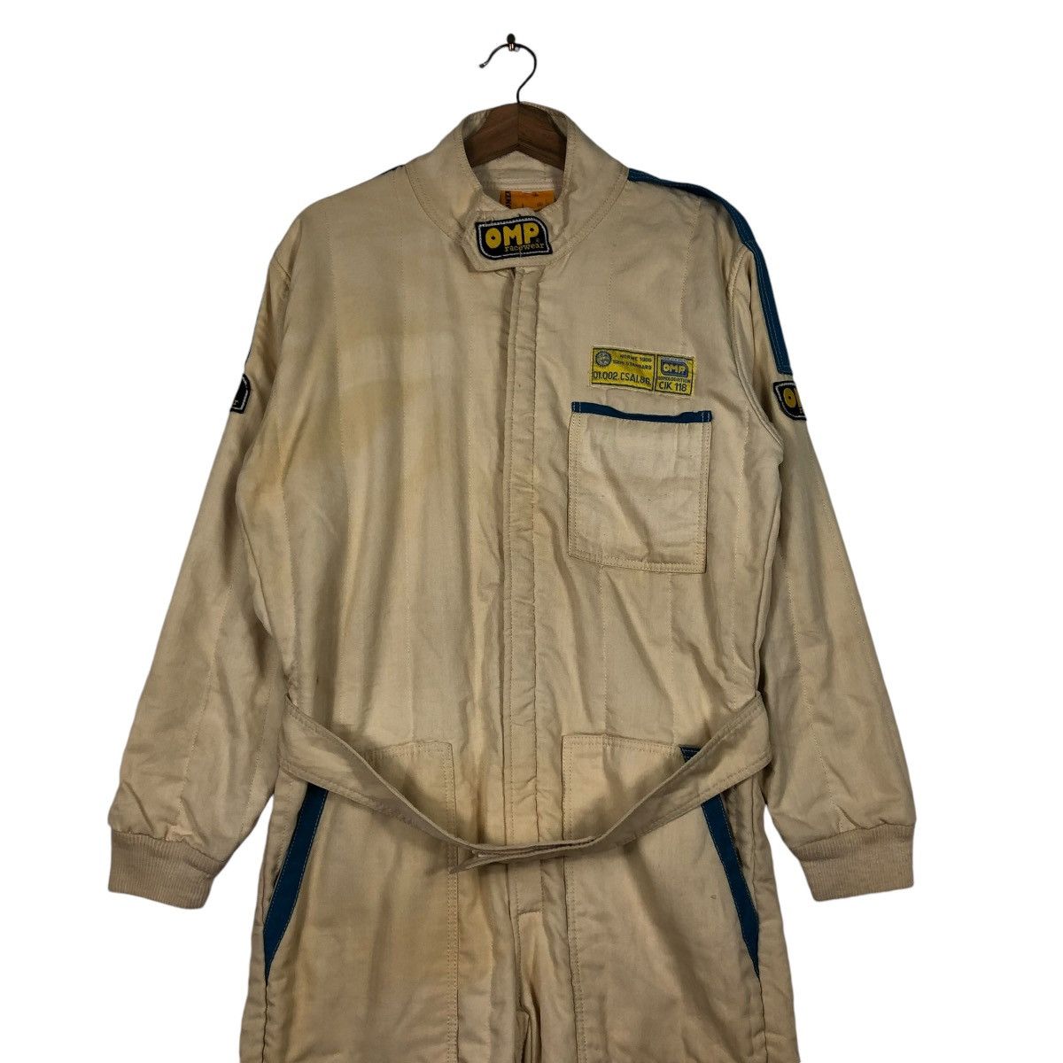 Kadoya 🔥VINTAGE COVERALL RACING OMP GENOVA MADE IN ITALY Size US 36 / EU 52 - 5 Thumbnail