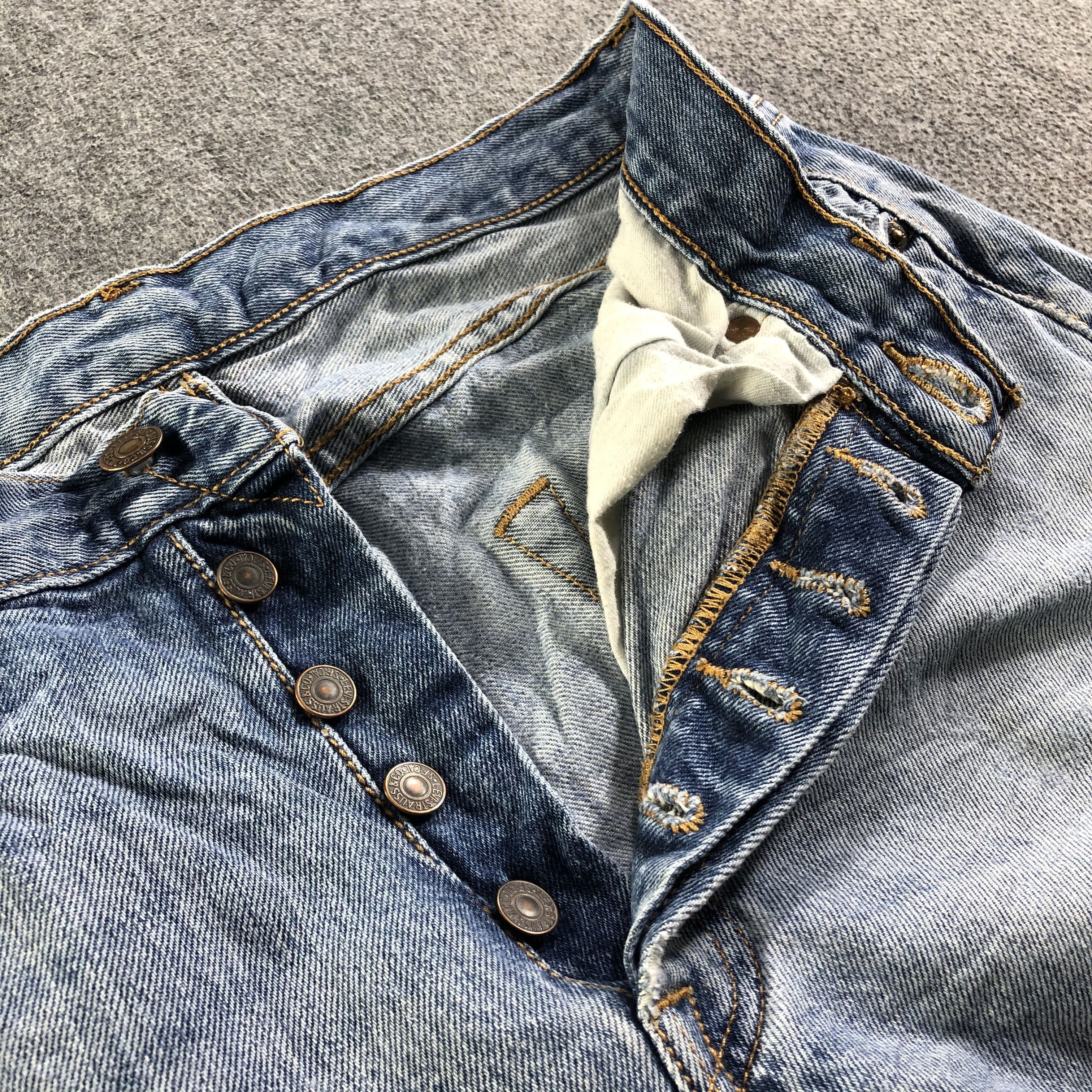 Levi's Vintage Blue Wash Levis 501 Jeans-J4184 Size US 32 / EU 48 - 8 Thumbnail