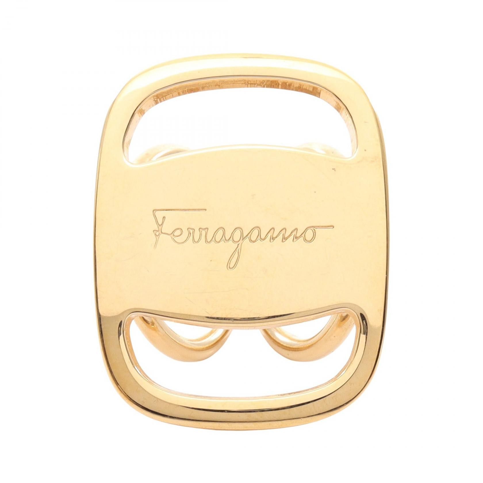 Salvatore Ferragamo Salvatore Ferragamo Salvatore Ferragamo Vara Scarf Ring Accessory Metal Other DUTY FREE for USA Size ONE SIZE - 1 Thumbnail