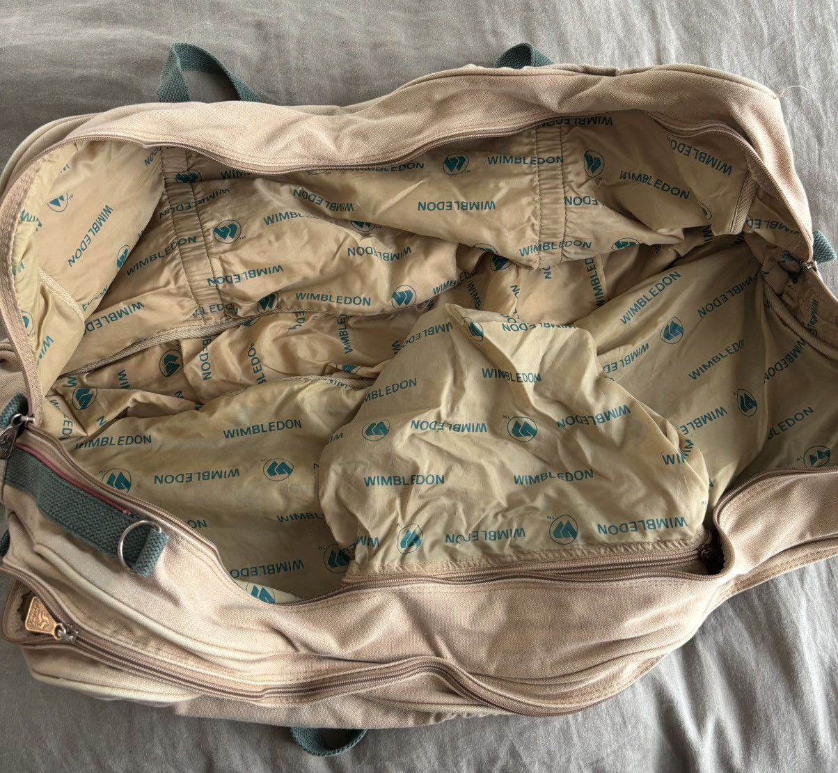 Vintage Vintage Wimbledon Canvas Duffel Bag large Size ONE SIZE - 10 Thumbnail