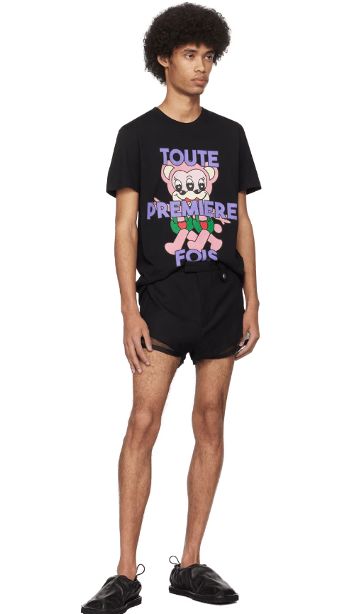 Egon Lab BNWT SS24 EGONLAB TEDDIES TSHIRT BLACK L Size US L / EU 52-54 / 3 - 12 Thumbnail