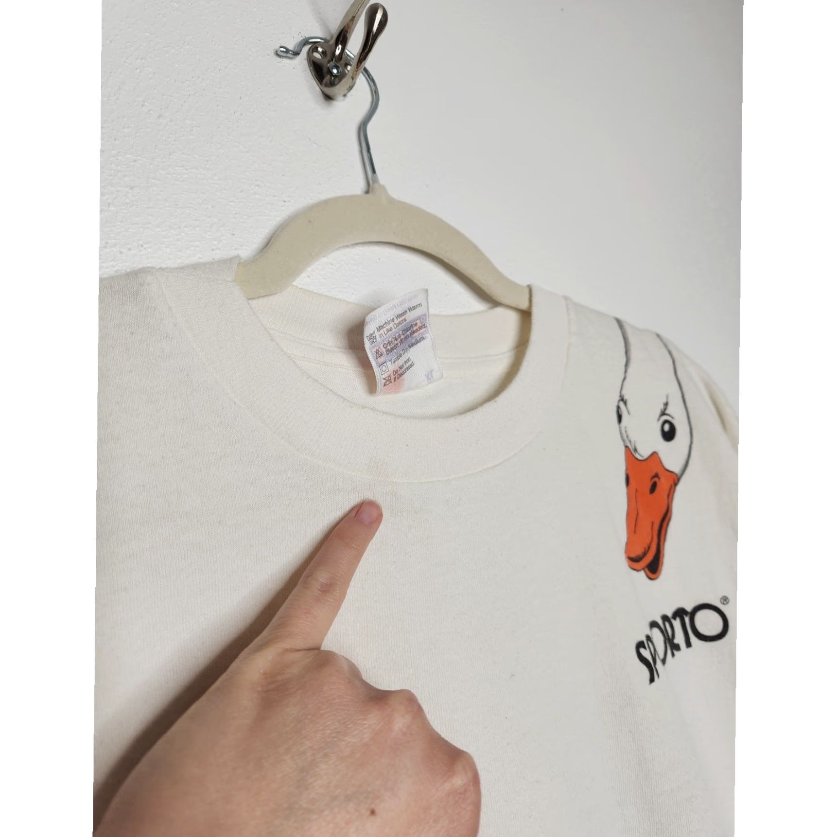 Doublet VINTAGE Solar T Shirt Unisex Adults XL White All Over Double Sided Art Goose Duck Promo Shirt 90s 00s Y2K AOP Vintage Nature Graphic Shirt Womens/Mens Size US XL / EU 56 / 4 - 3 Thumbnail