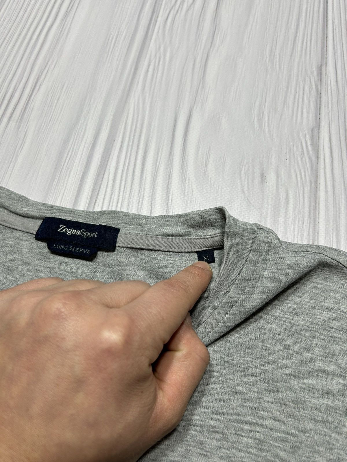Ermenegildo Zegna Zegna Sport Long Sleeve T-Shirt Size M Size US M / EU 48-50 / 2 - 10 Thumbnail