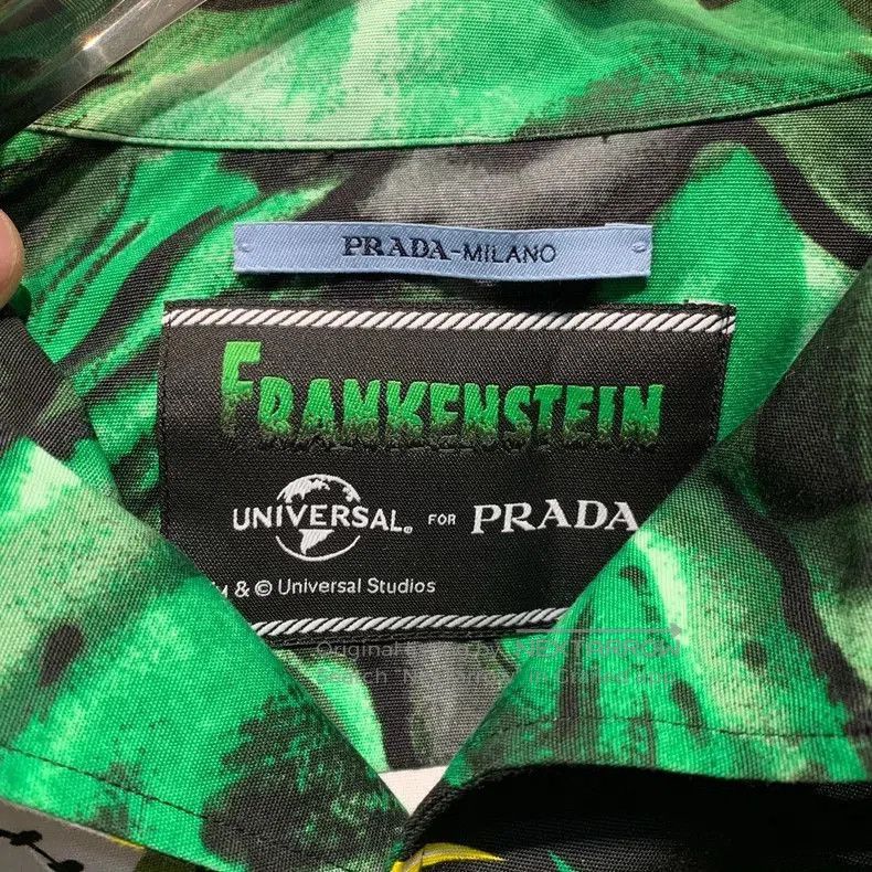 Prada Frankenstein Print Shirt.