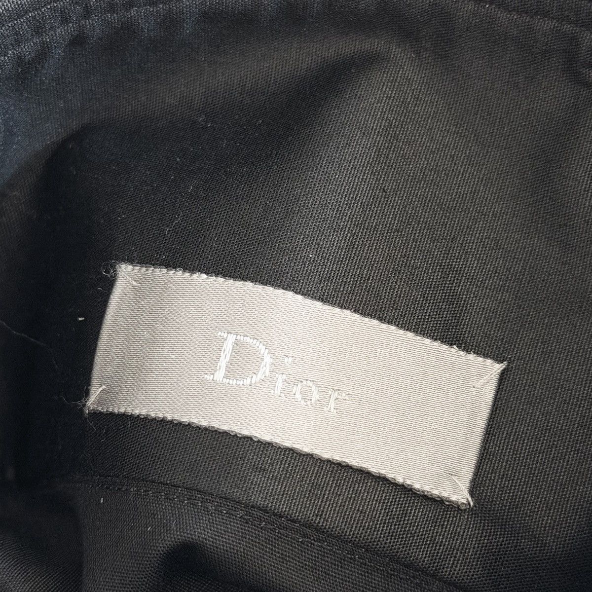 Dior Dior Homme RUNWAY AW08 Mandarin Collar Waxed Shirt By KVA Size US XS / EU 42 / 0 - 5 Thumbnail