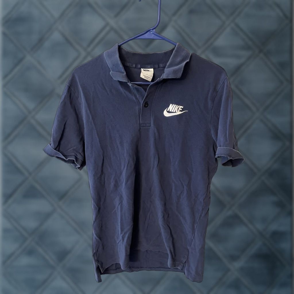 Nike Nike Golf Polo Shirt Mens Small Blue Classic Swoosh Regular Fit 100% Cotton Size US S / EU 44-46 / 1 - 1 Thumbnail