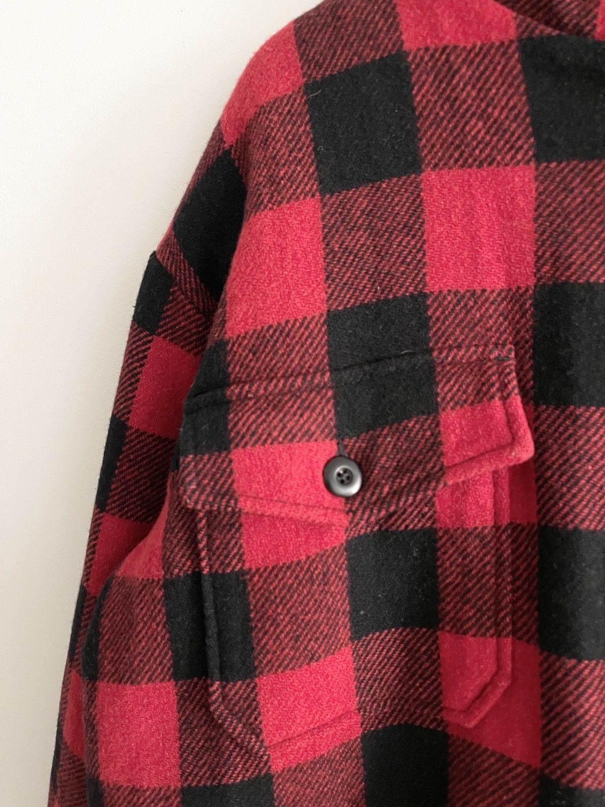Japanese Brand STEAL! Vintage 1990s Wool Flannel Zip Jacket Size US XXL / EU 58 / 5 - 3 Thumbnail