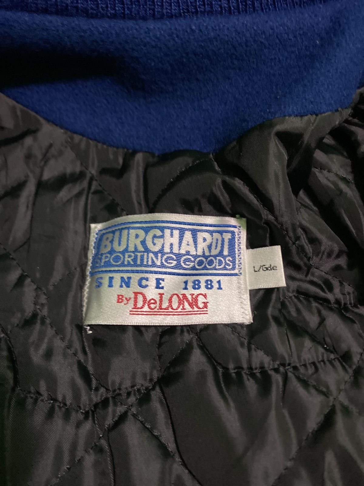 Vintage Blue Varsity Jacket Size US M / EU 48-50 / 2 - 2 Thumbnail