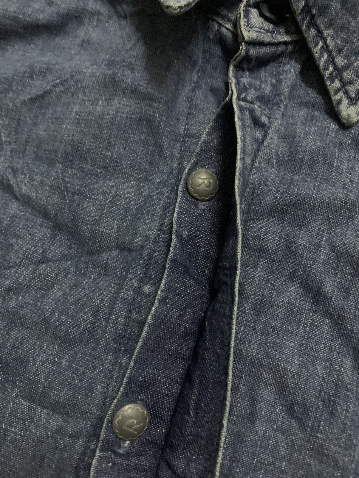 45rpm 💥45rpm Indigo Blue Button Shirt Size S / US 4 / IT 40 - 5 Thumbnail