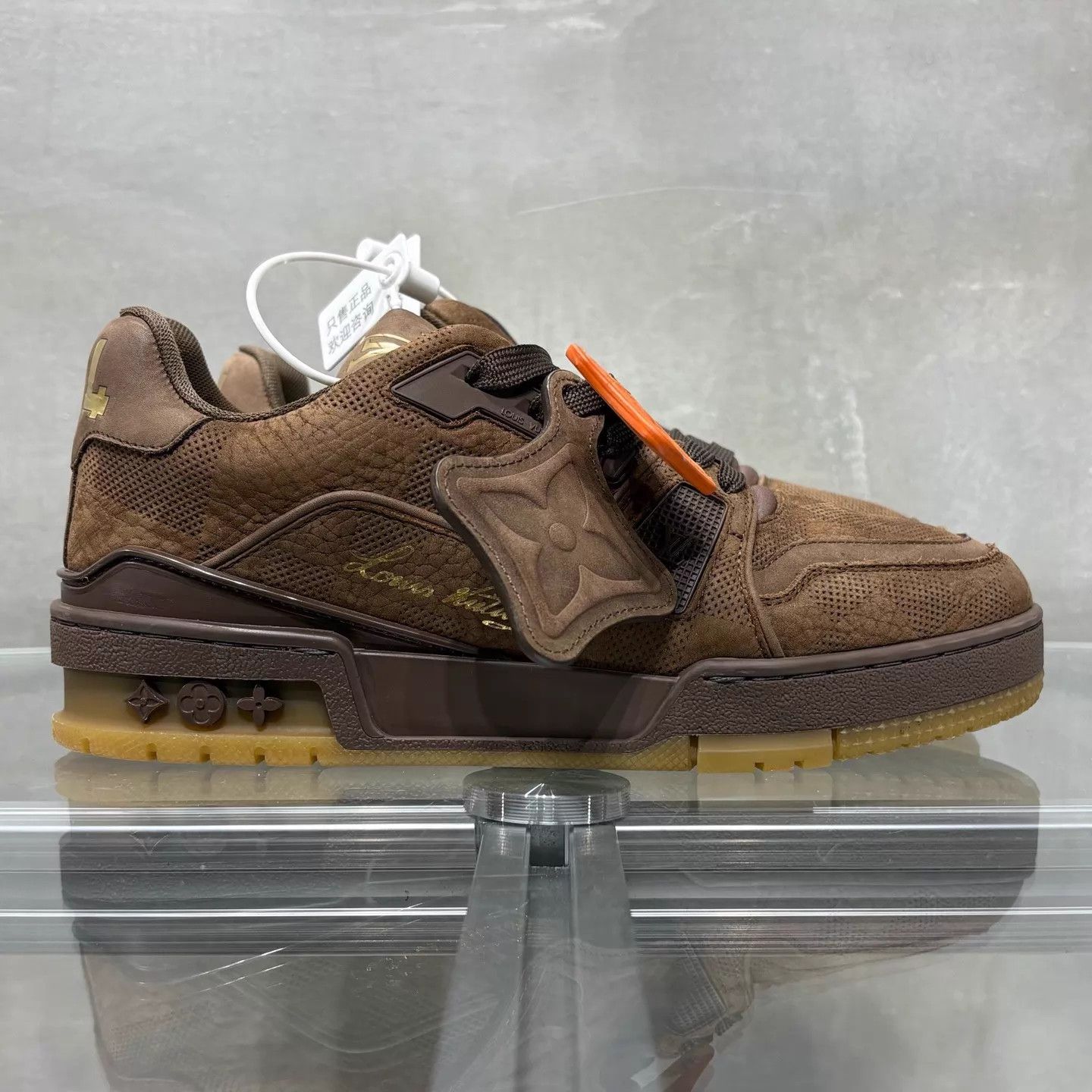 Louis Vuitton LV Trainer Damier Tan 36 Size US 5.5 / IT 35.5 - 4 Thumbnail