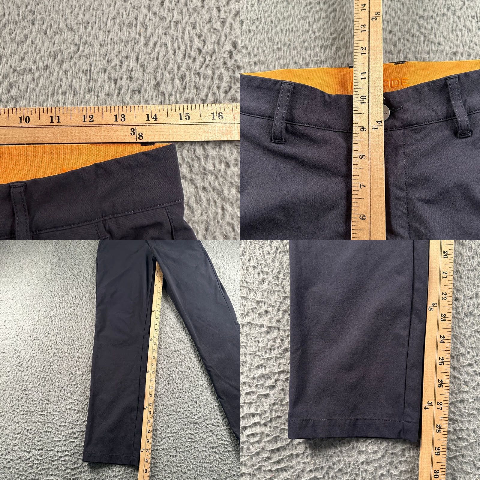 Vintage Macade Pants Mens 30x30 Slim Fit Navy Chino Golf Stretch Lightweight Pants Size US 30 / EU 46 - 8 Thumbnail