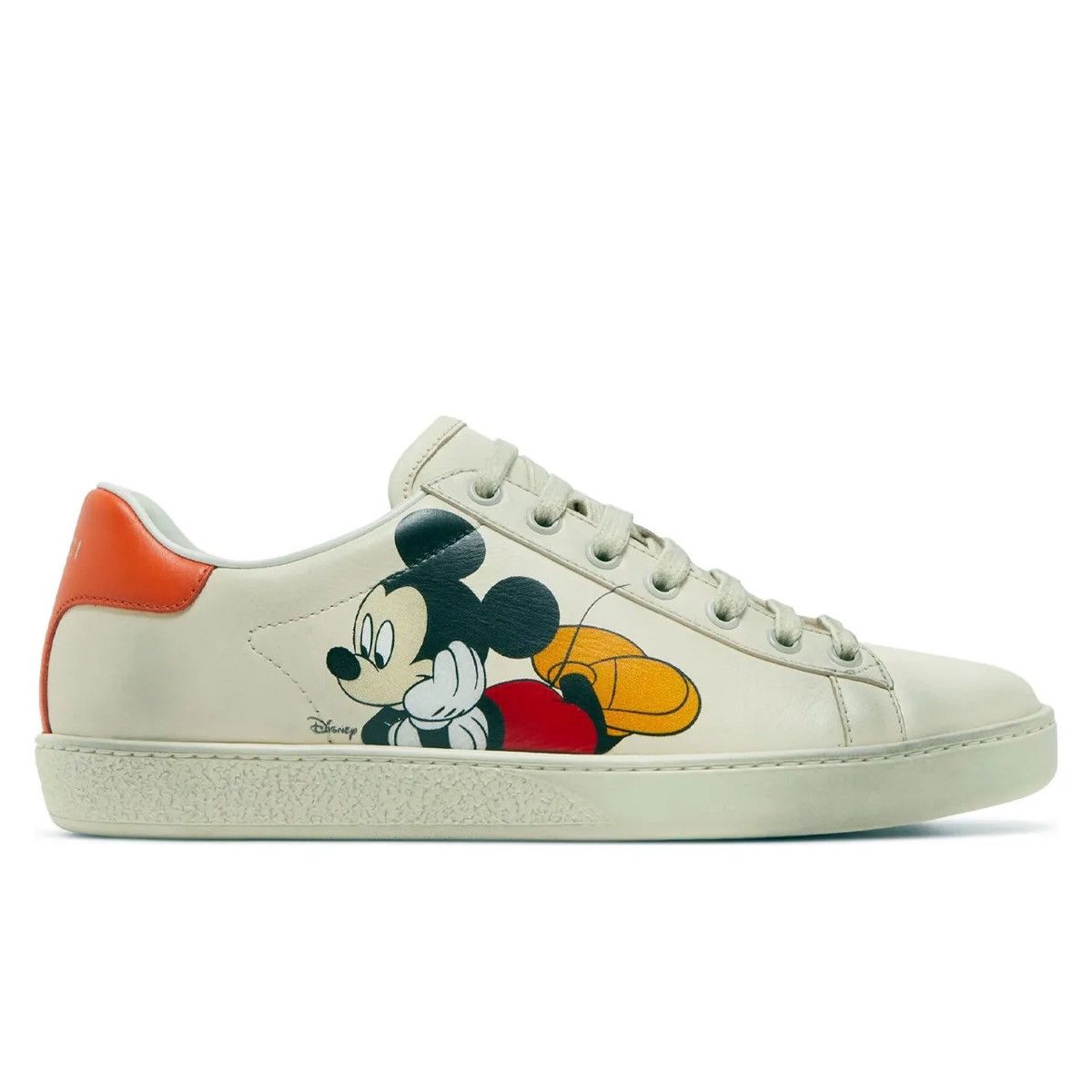 Disney × Gucci Gucci Ace x Disney Mickey Mouse Sneakers 603697 Size 43/US 9 Size US 9 / EU 42 - 1 Thumbnail