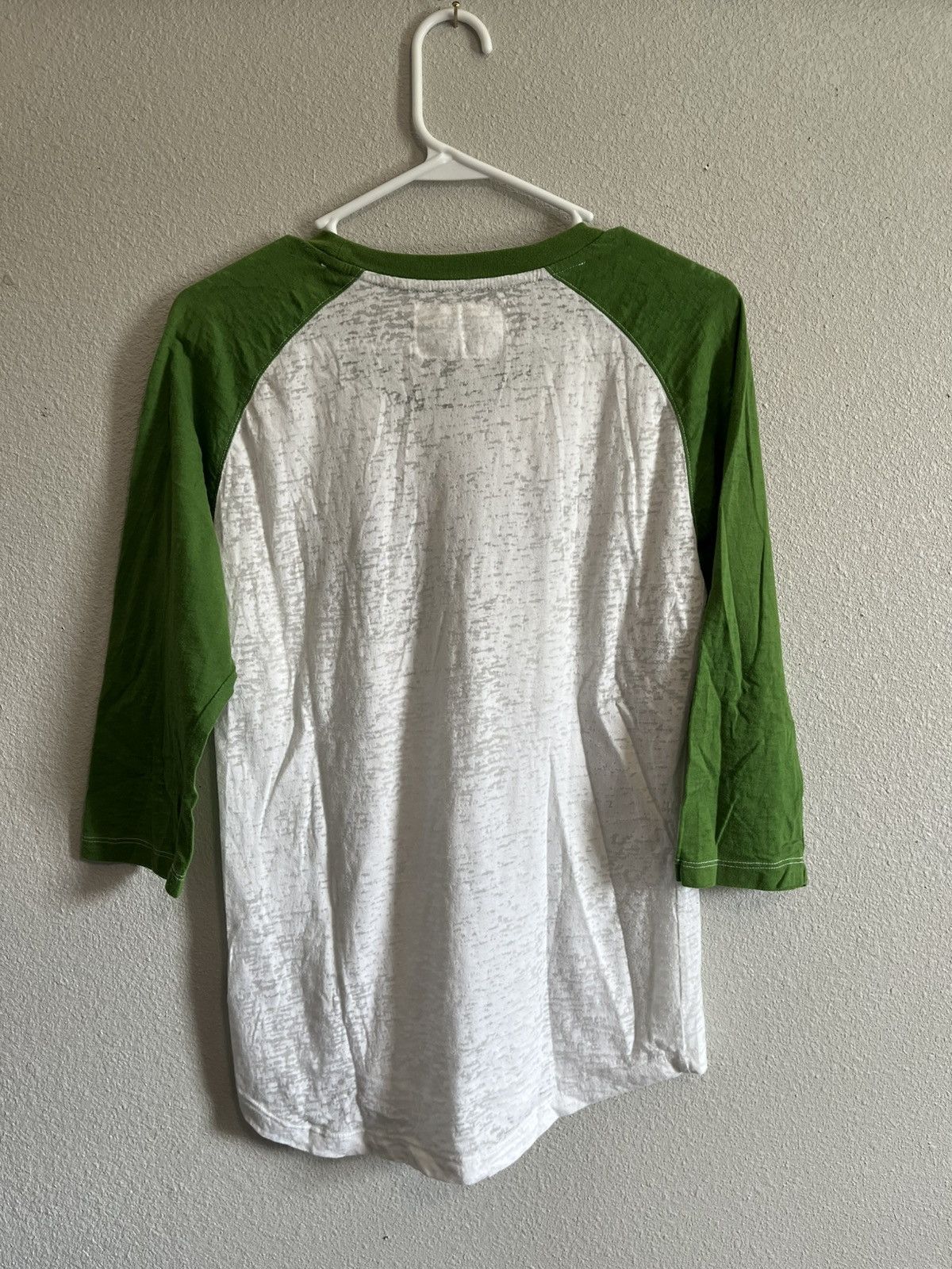 Aeropostale Vintage Aeropostale 1987 Raglan Tee XL Green White Size US XL / EU 56 / 4 - 2 Thumbnail