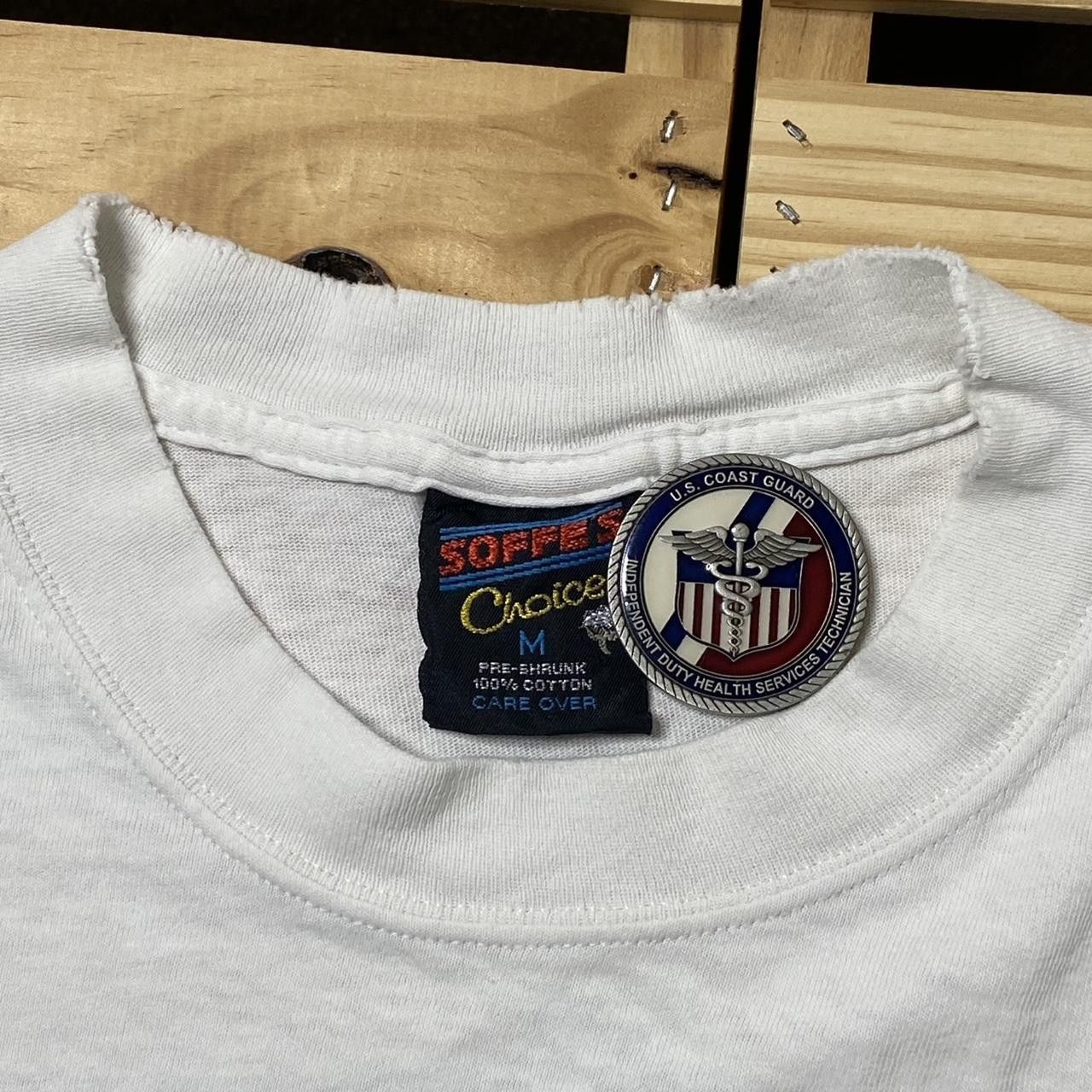 Soffe Vintage Aspen, CO White Thrashed Ski Tee Size Medium Size US M / EU 48-50 / 2 - 5 Thumbnail