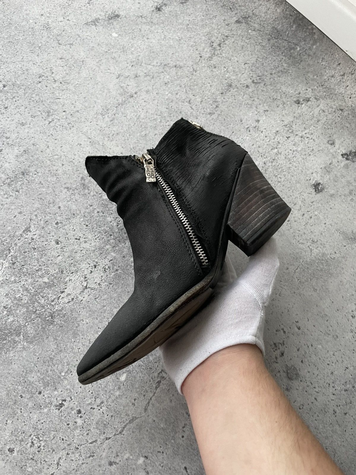 A.S.98 A.S.98 Airstep Cossacks Avant Garde Black Leather Shoes Size US 7 / IT 37 - 7 Thumbnail