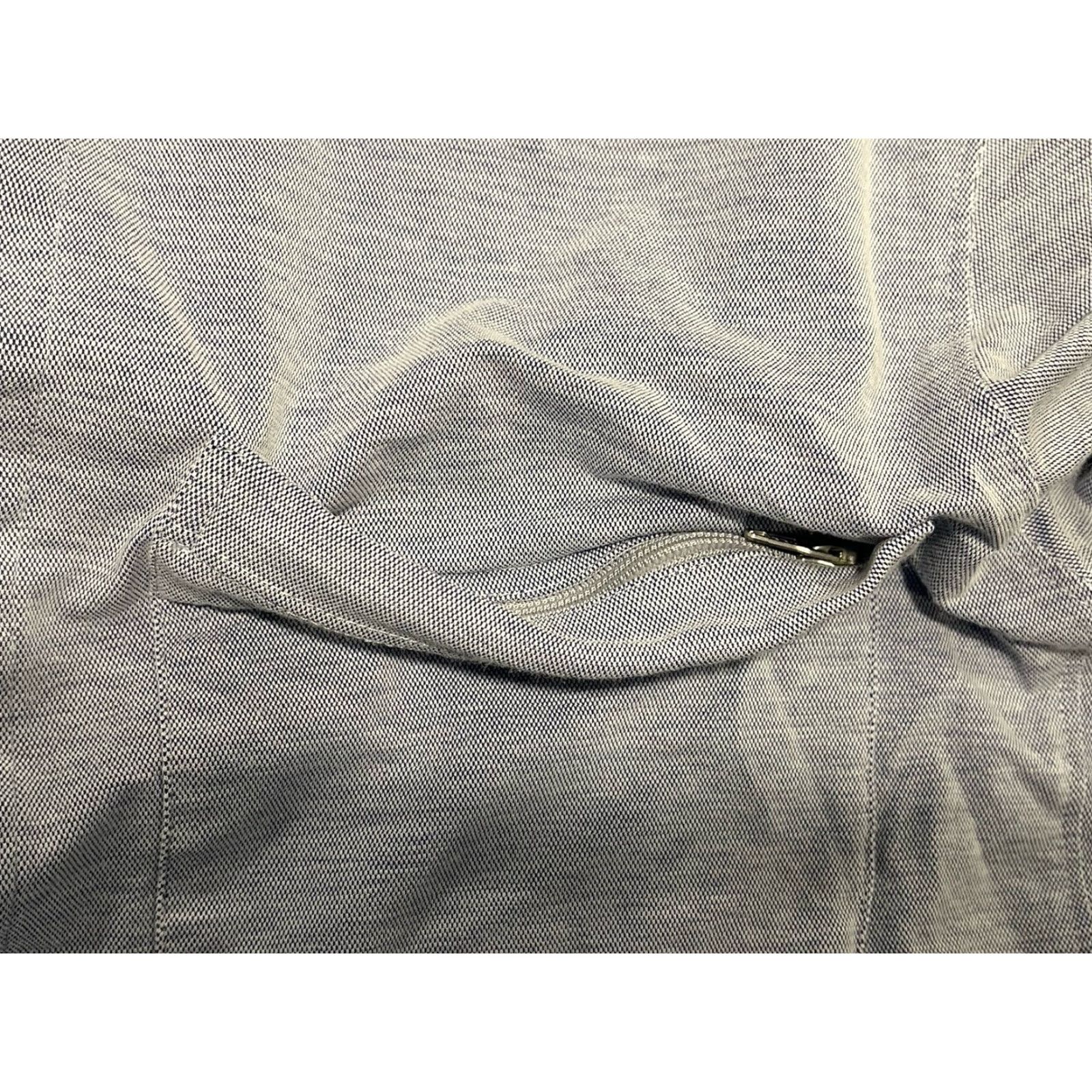 Lululemon Lululemon Commission Shirt Mens M Blue Zip Pocket Button-Up Long Sleeve Collared Solid Polyester Microfiber Preppy Casual Workwear Travel Size US M / EU 48-50 / 2 - 5 Thumbnail