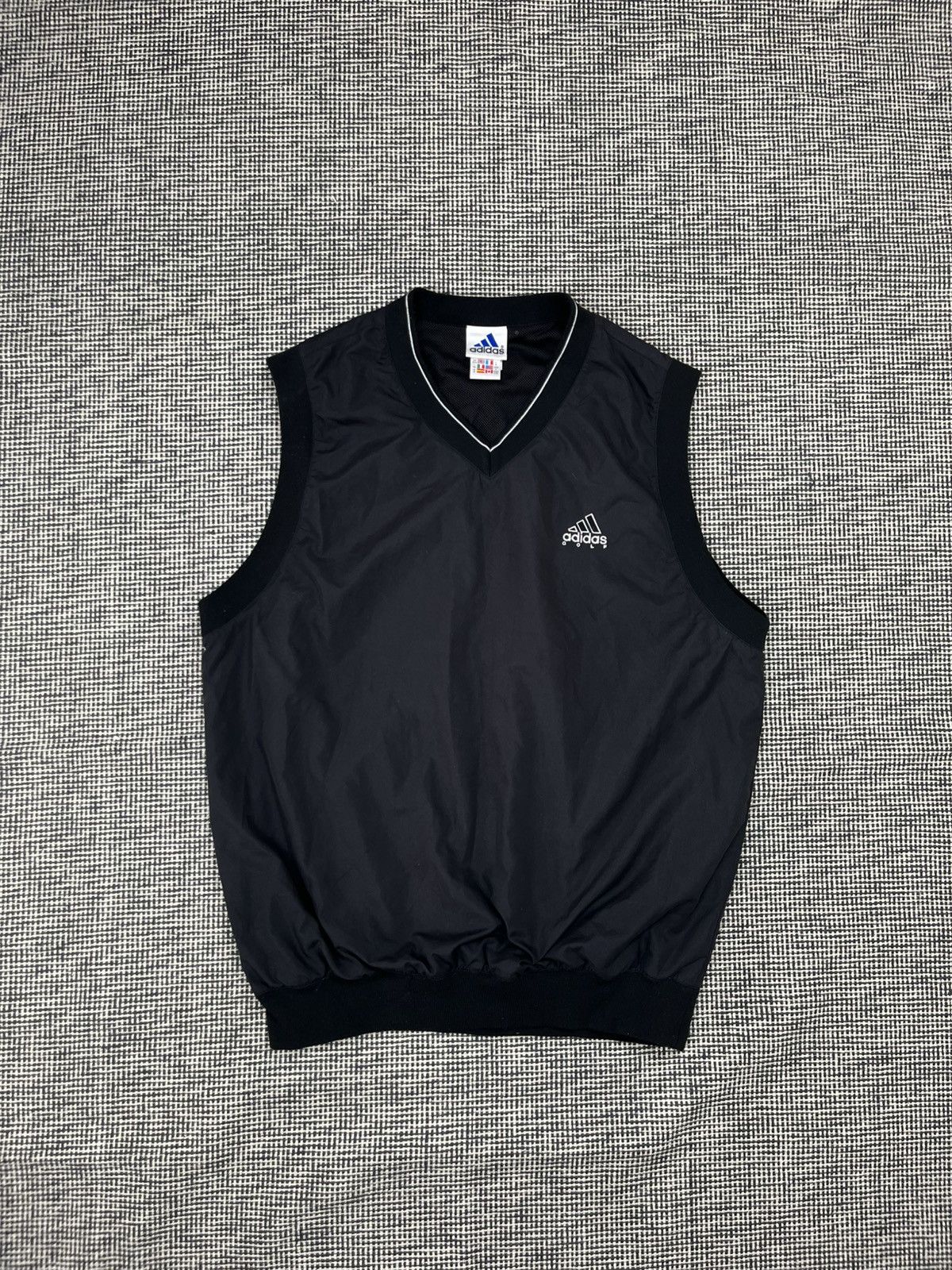 Adidas × Vintage 90s adidas golf old money vest nylon jacket streetwear Size US L / EU 52-54 / 3 - 1 Thumbnail