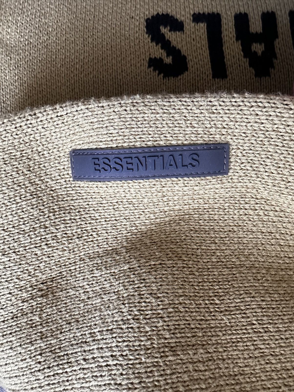 Essentials × Fear of God Fear of God Essentials Knit Pullover Hoodie Amber Size US M / EU 48-50 / 2 - 8 Thumbnail