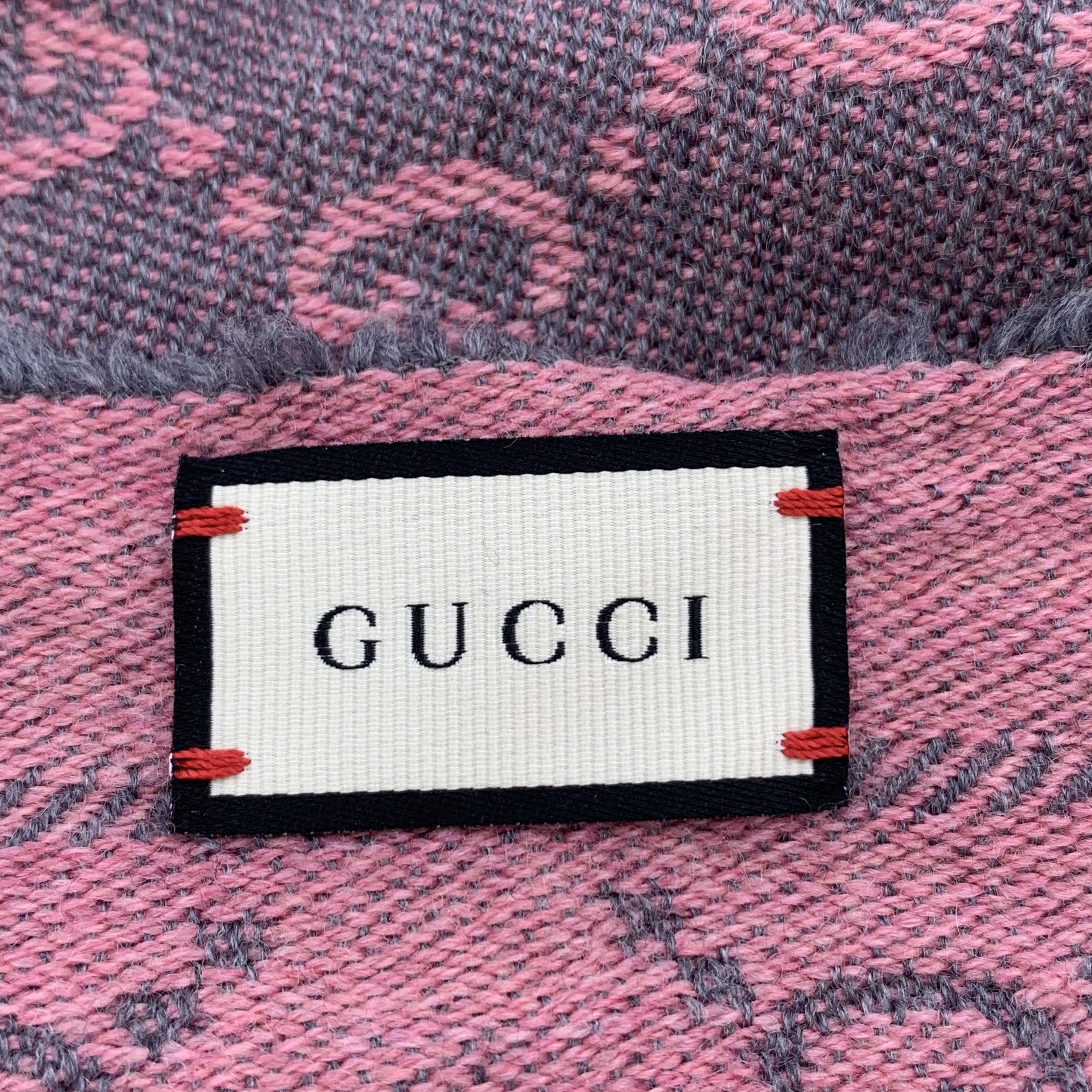 Gucci Gucci Monogram Wool Scarf (48 × 180 cm) Size ONE SIZE - 7 Thumbnail