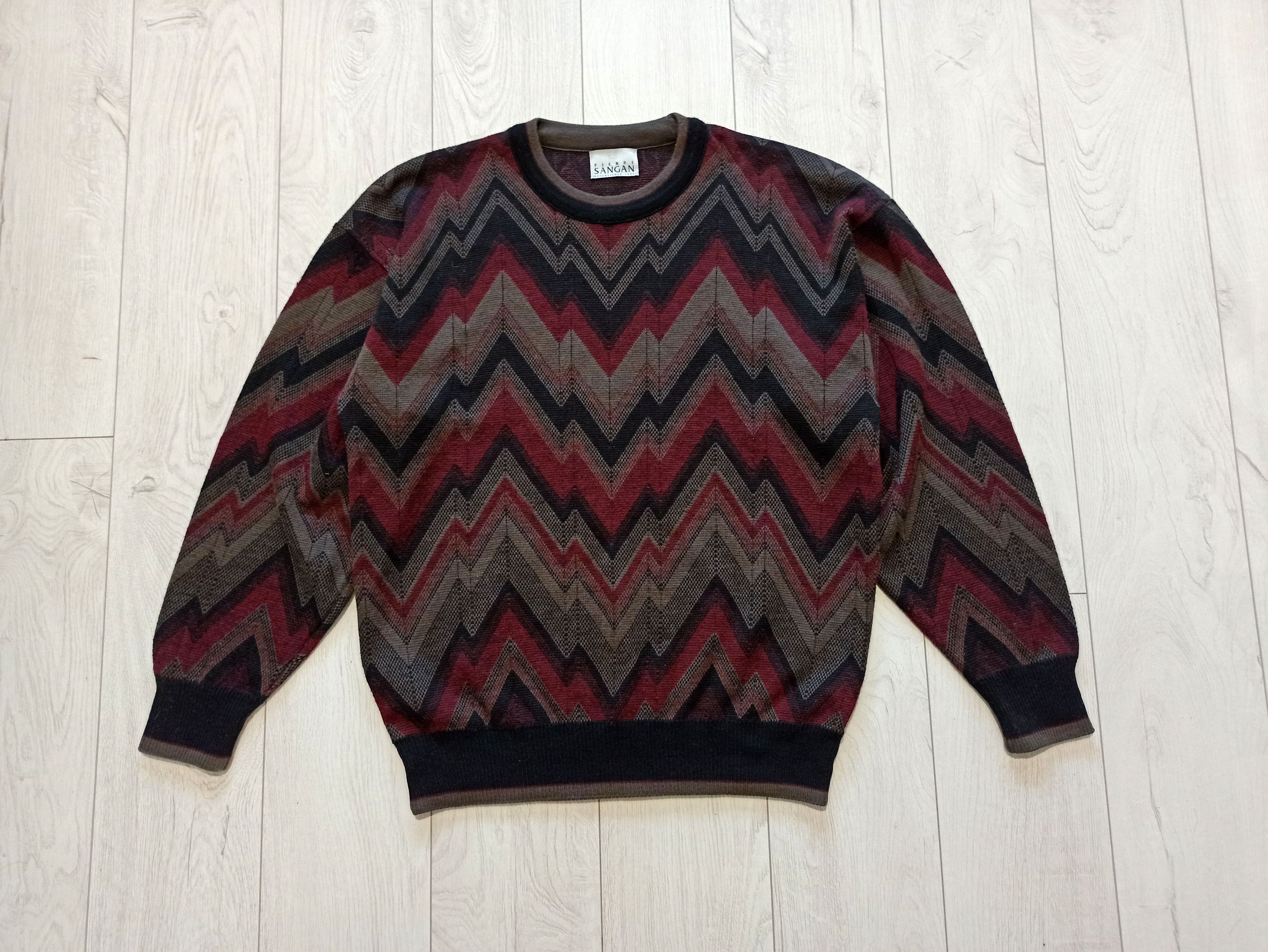Designer × Vintage Pierre Sangan vintage woll sweater Size US M / EU 48-50 / 2 - 1 Thumbnail