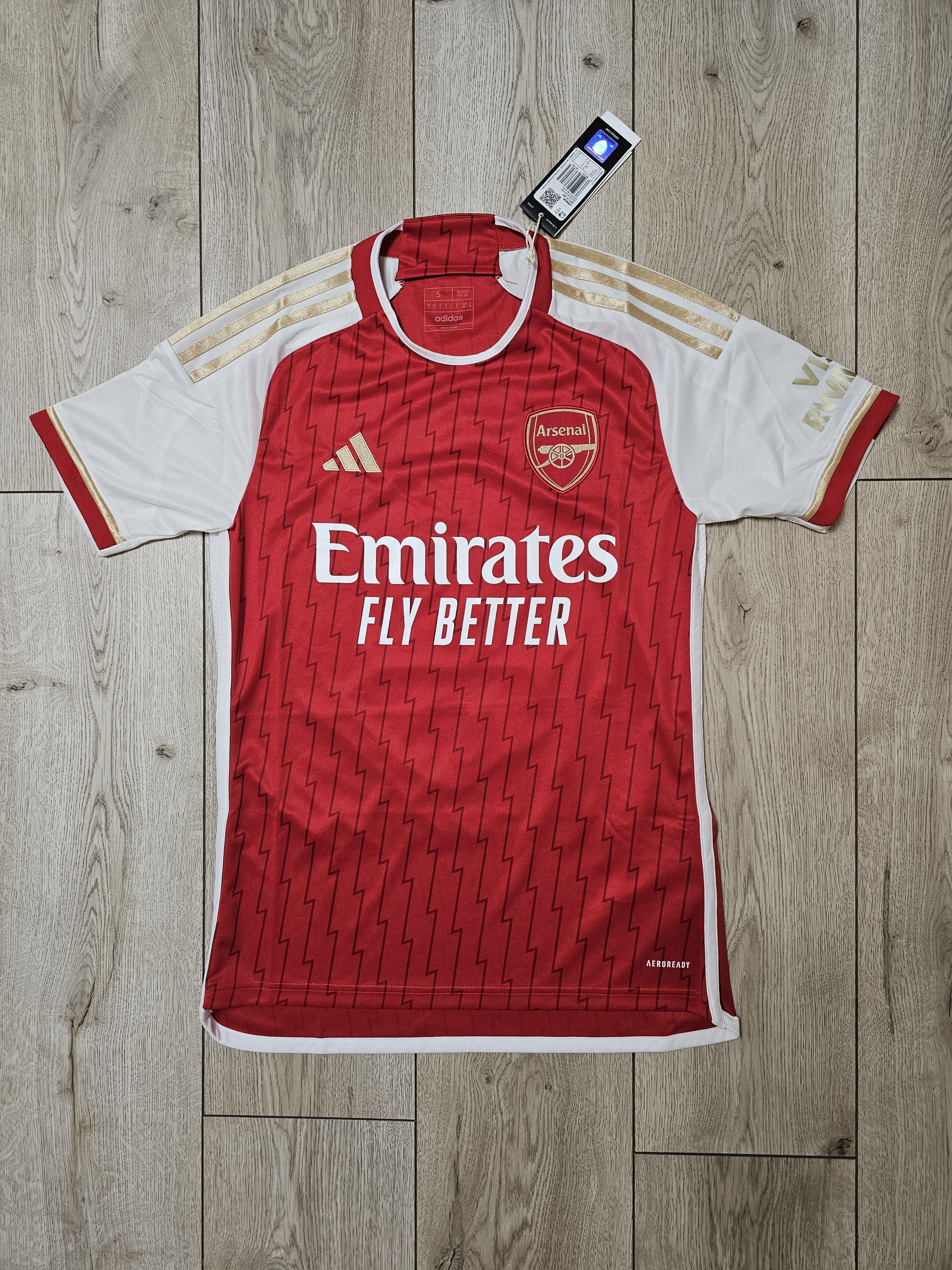 Adidas ARSENAL 2023 2024 HOME ODEGAARD FOOTBALL SOCCER JERSEY Size US S / EU 44-46 / 1 - 2 Thumbnail