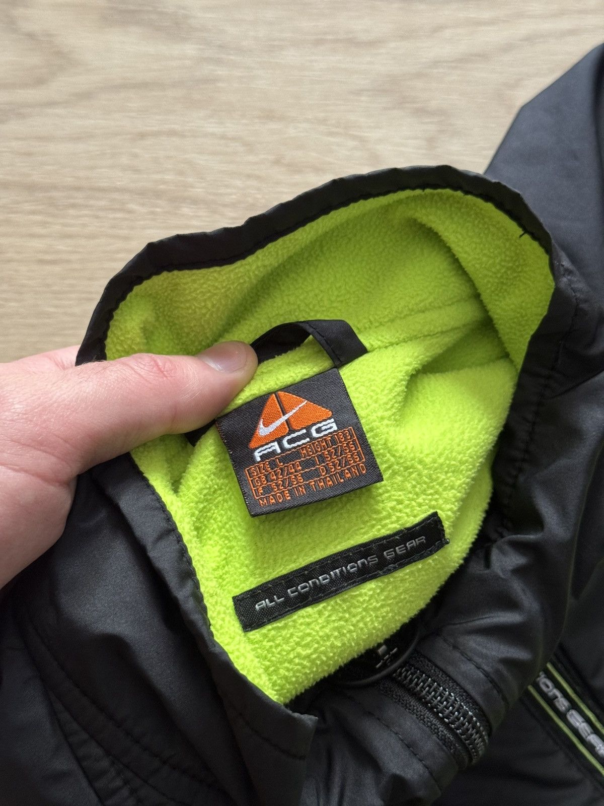 Vintage Vintage 90’s Nike ACG y2k Fleece Nylon Japanese Rare Vest Size US L / EU 52-54 / 3 - 6 Thumbnail