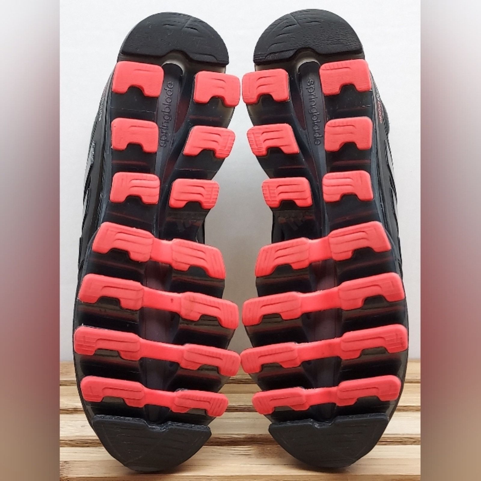 Adidas Adidas Mens | Black & Red Springblade Athletic Shoes Size 9 Size US 9 / EU 42 - 4 Thumbnail