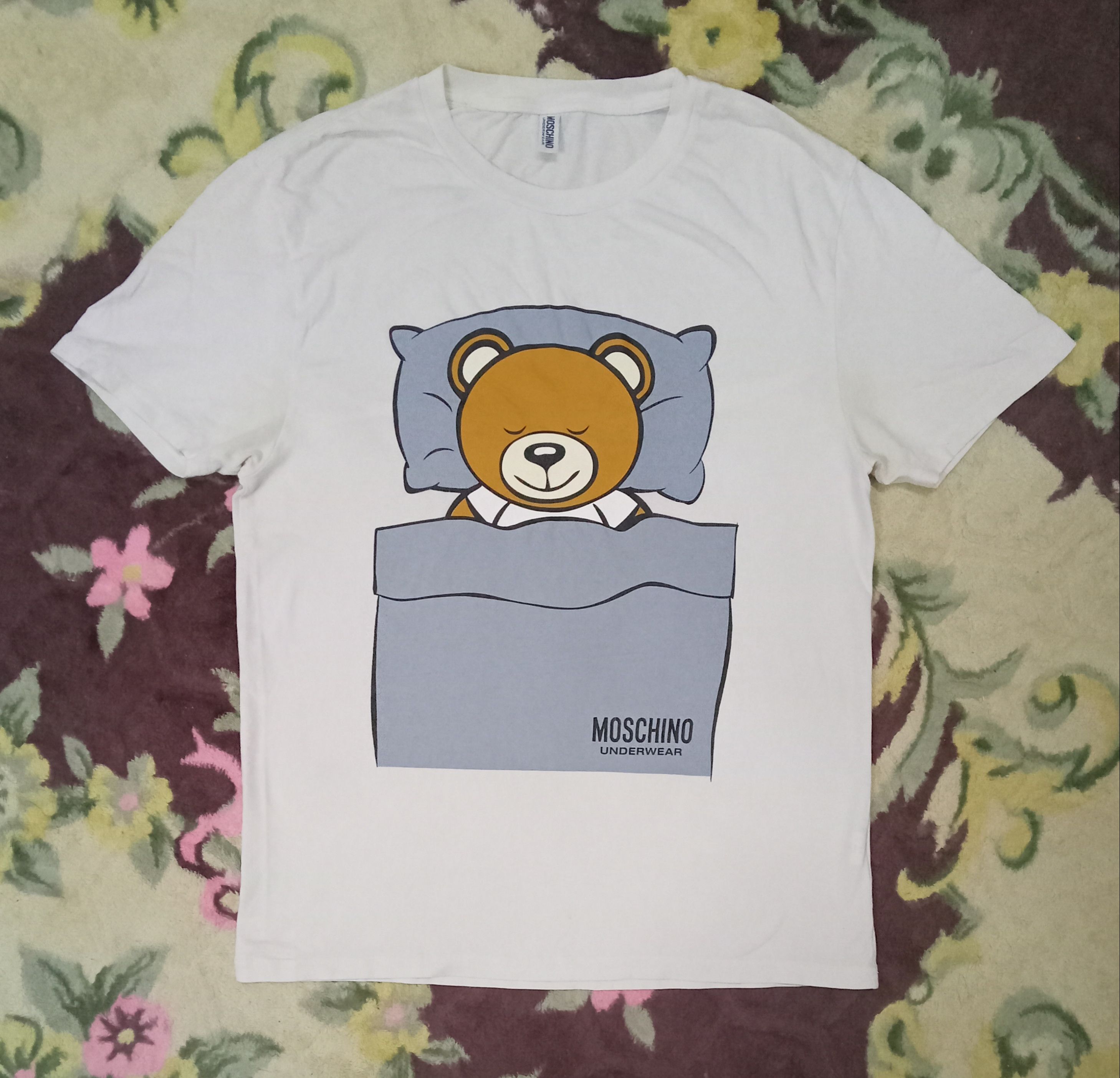 Moschino Underwear Sleeping Bear T Shirt