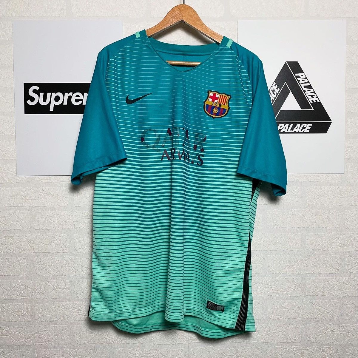 Nike × Vintage T shirt Nike FC Barcelona 2016 - 2017 Football soccer Size US XL / EU 56 / 4 - 1 Thumbnail