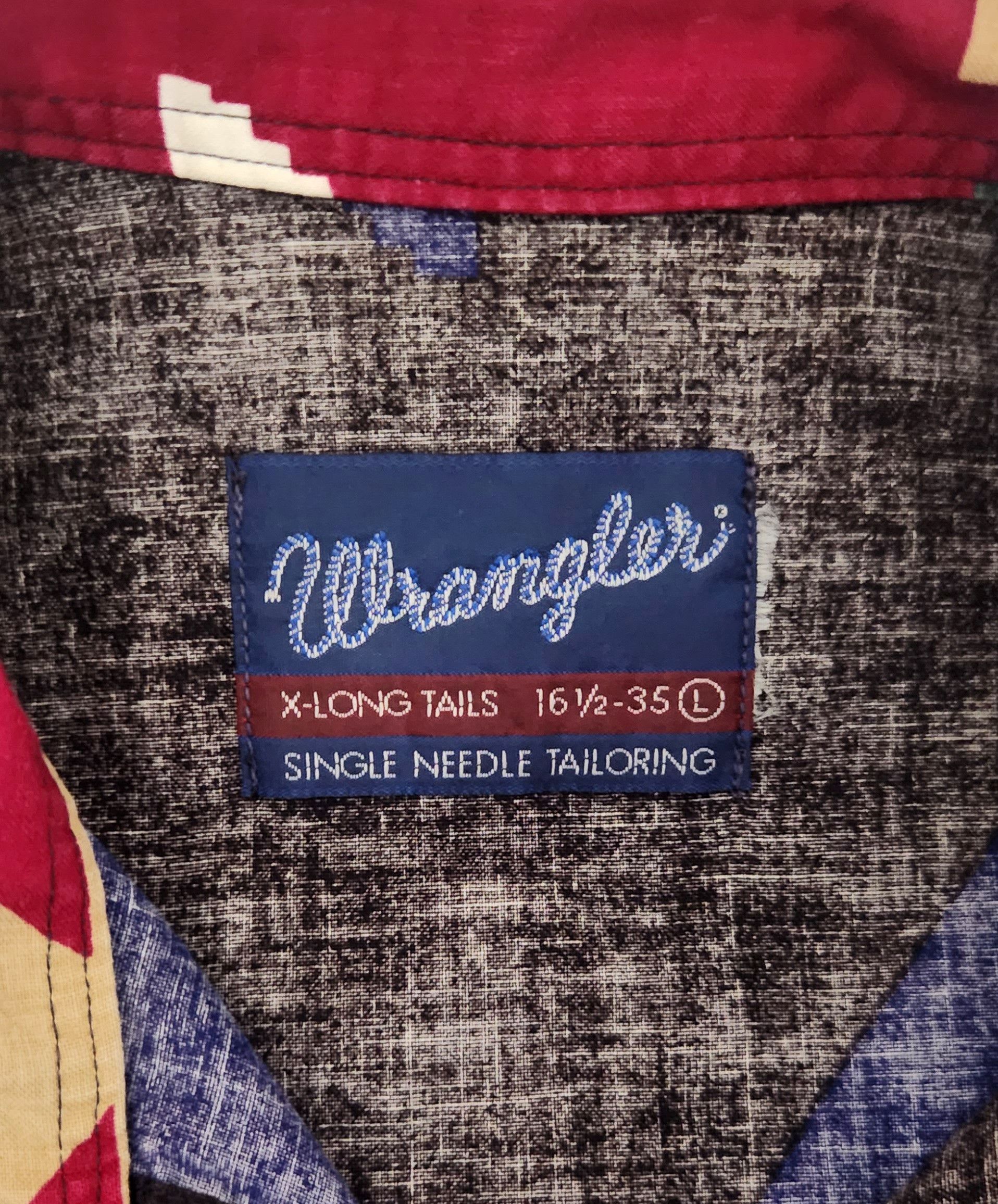 Vintage × Wrangler Wrangler Vintage Western Navajo Aztec Southwestern SZ Large Size US L / EU 52-54 / 3 - 7 Thumbnail