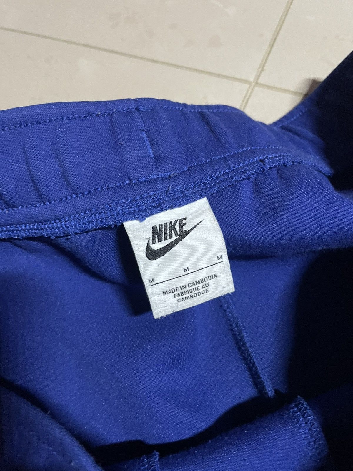 Nike Nike Tech Fleece Pants Brushed Joggers Blue Mens M Size US 32 / EU 48 - 3 Thumbnail