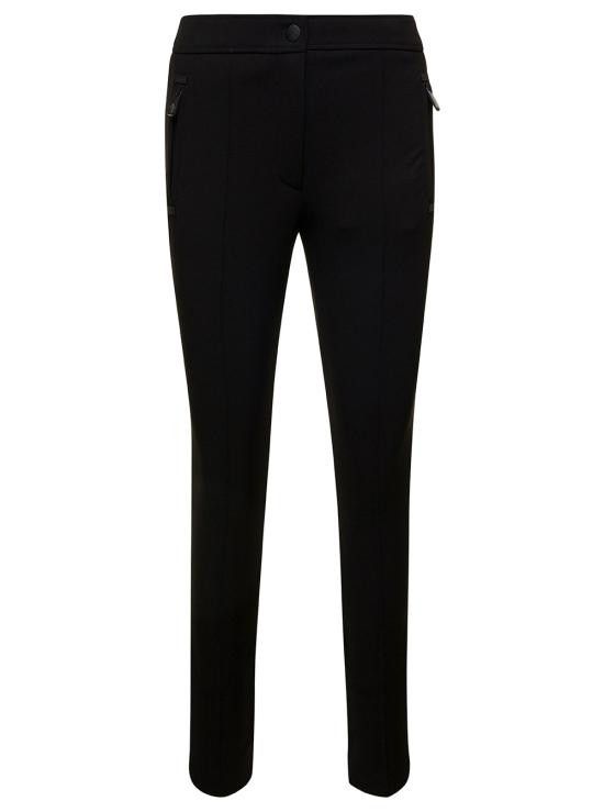 Moncler MONCLER Women Straight Pants 2A0000653064999 Black Size 27" / US 4 / IT 40 - 1 Thumbnail