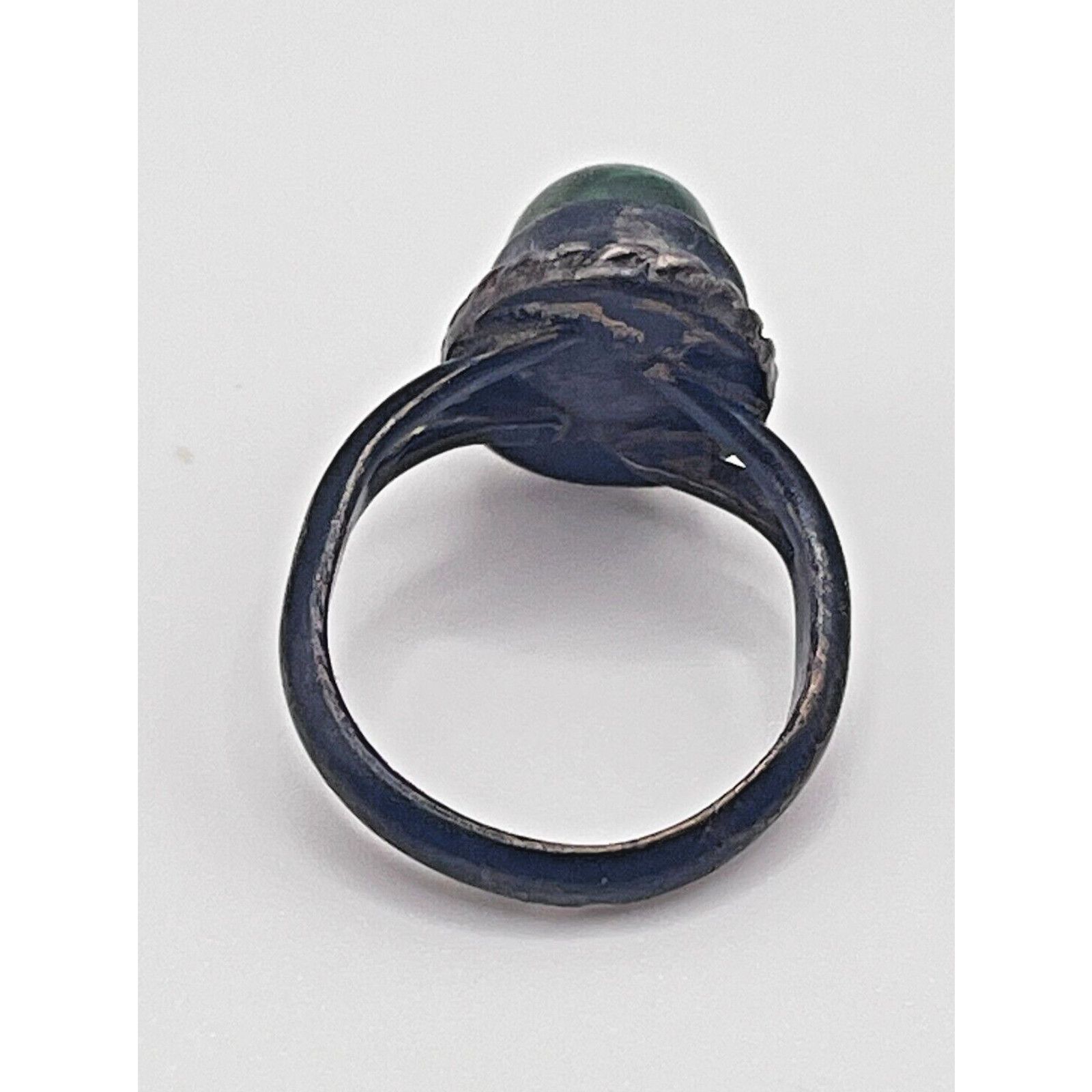 The Unbranded Brand Navajo Kingsman Silver Blend Turquoise Ring Sz: 5.50 Size ONE SIZE - 7 Thumbnail